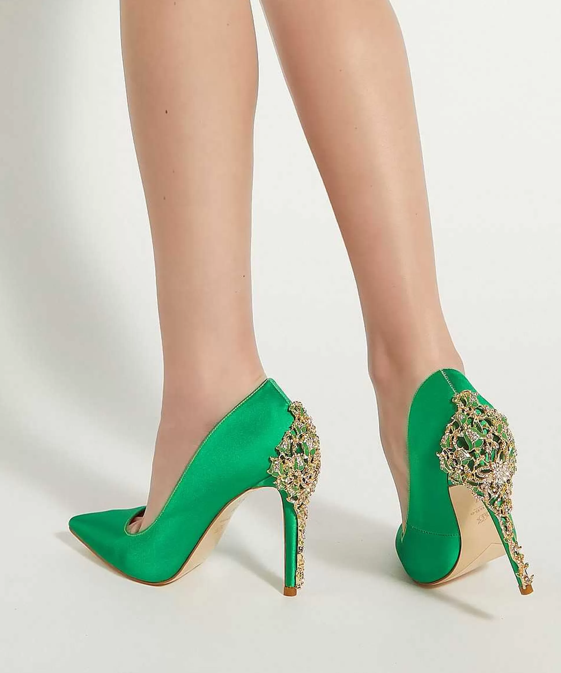 Dune London AUDLEY - GREEN-Women Heels