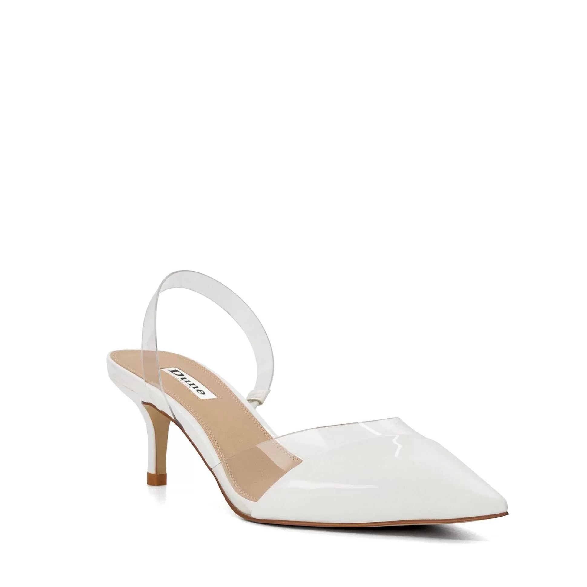 Dune London CONCERT - WHITE-Women Heels