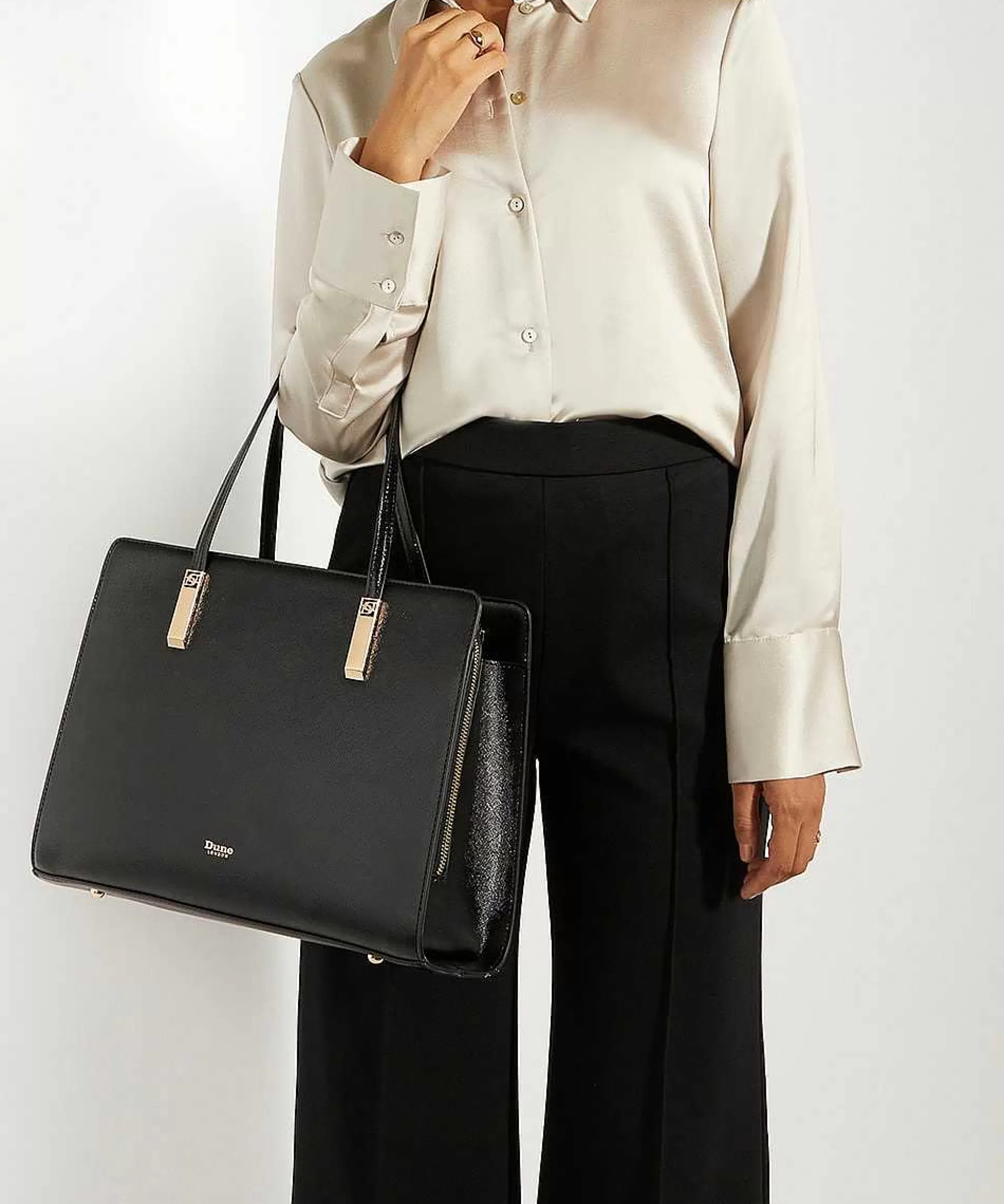 Dune London DENBEIGH - BLACK- Handbags