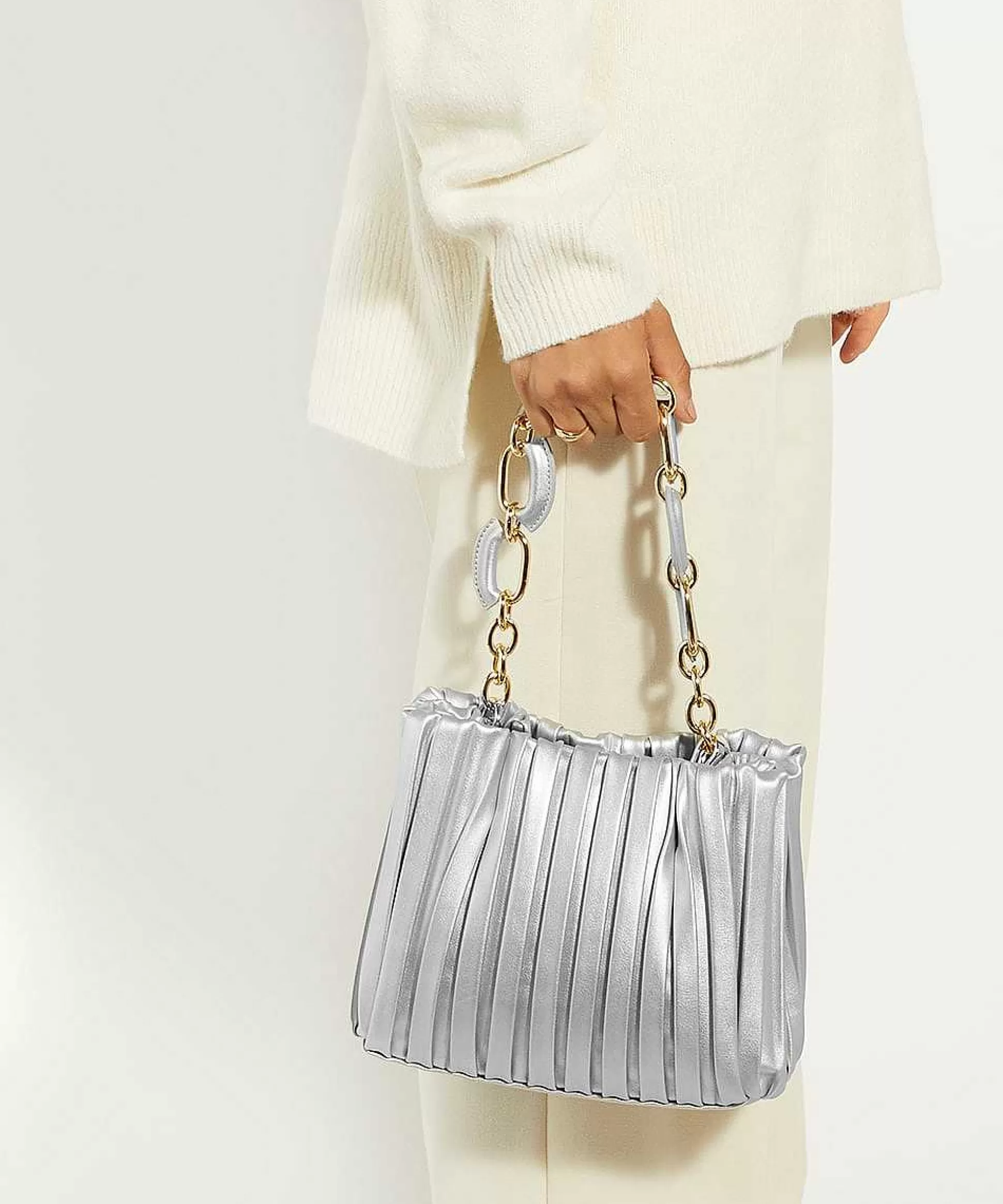 Dune London DINIDOMINIE - SILVER- Handbags