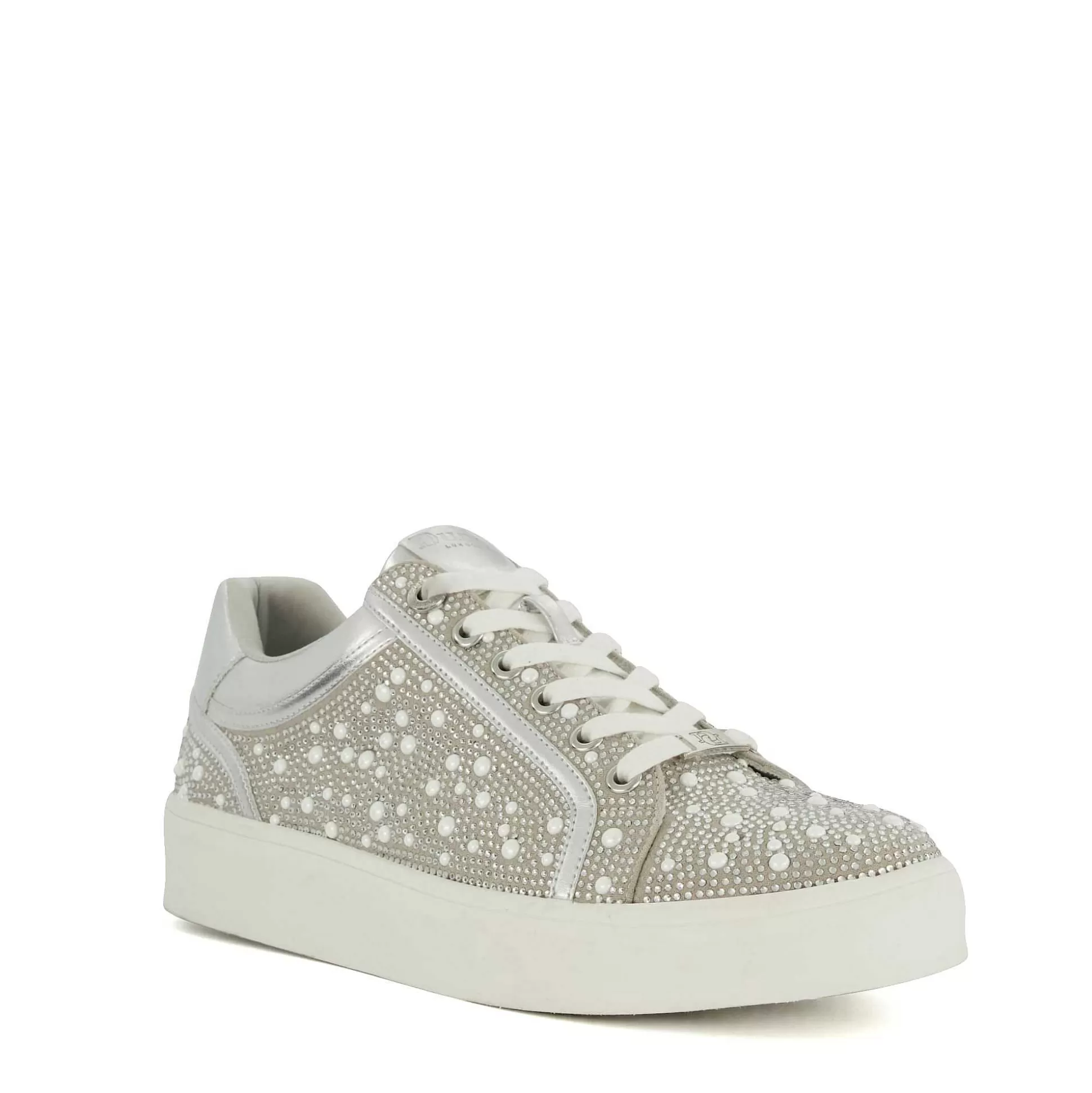 Dune London EVERLEAS - SILVER-Women Flat Shoes | Trainers