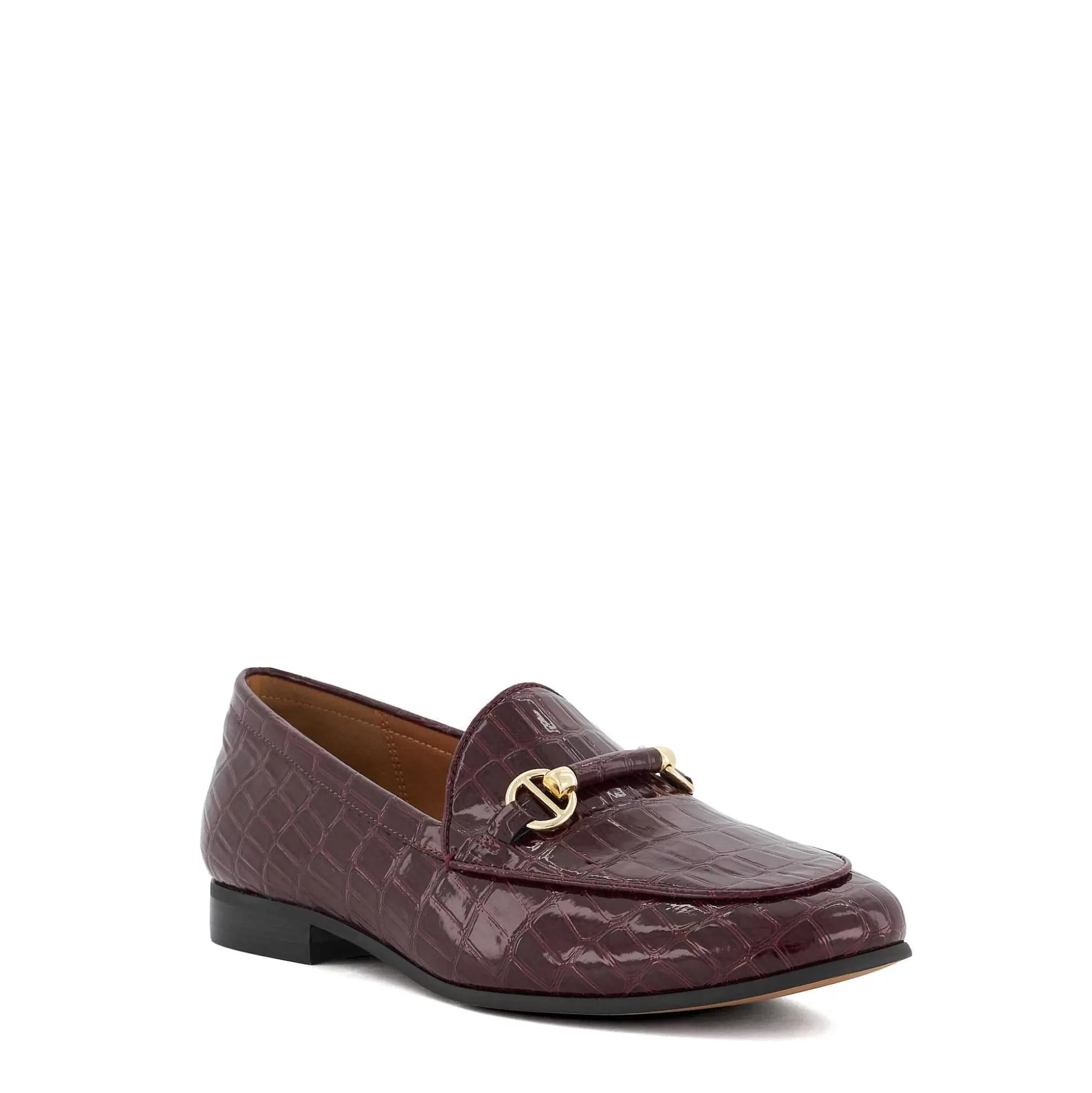 Dune London GRANDEUR - BURGUNDY-Women Flat Shoes | Loafers