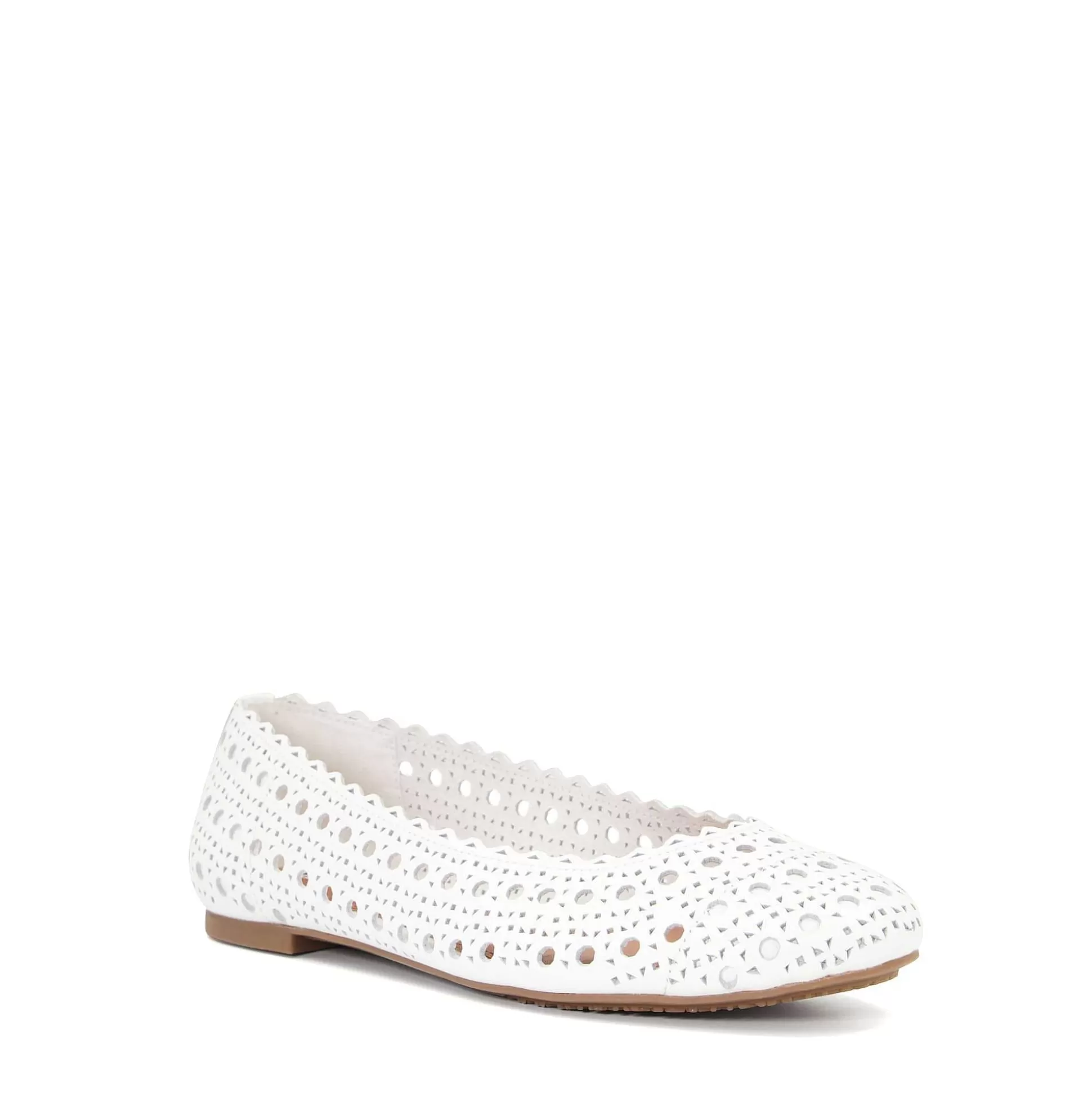 Dune London HARLOWS - WHITE-Women Flat Shoes | Ballet Pumps