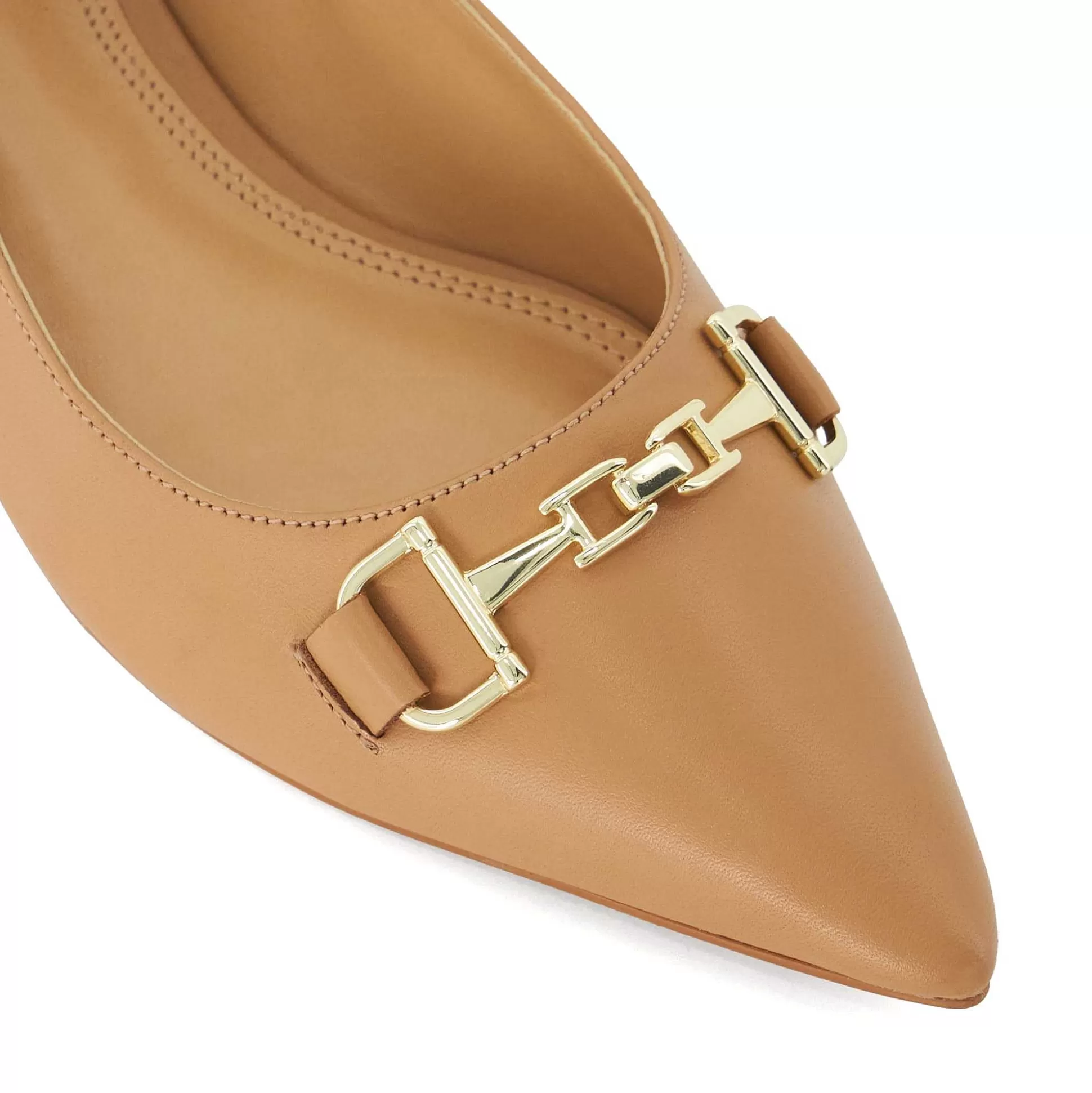 Dune London HAYDENNE - CAMEL-Women Flat Shoes | Ballet Pumps