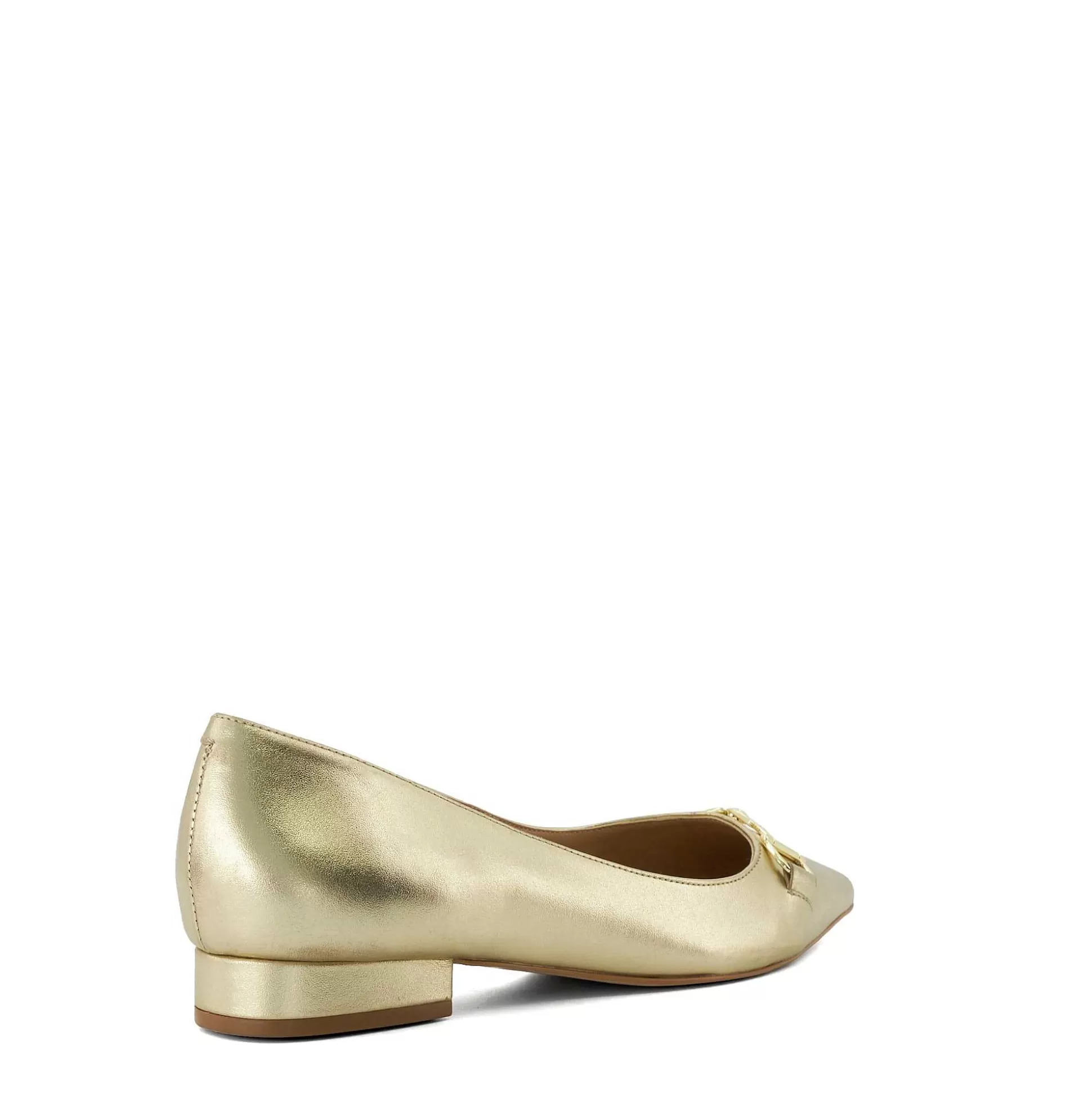 Dune London HAYDENNE - GOLD-Women Flat Shoes | Ballet Pumps