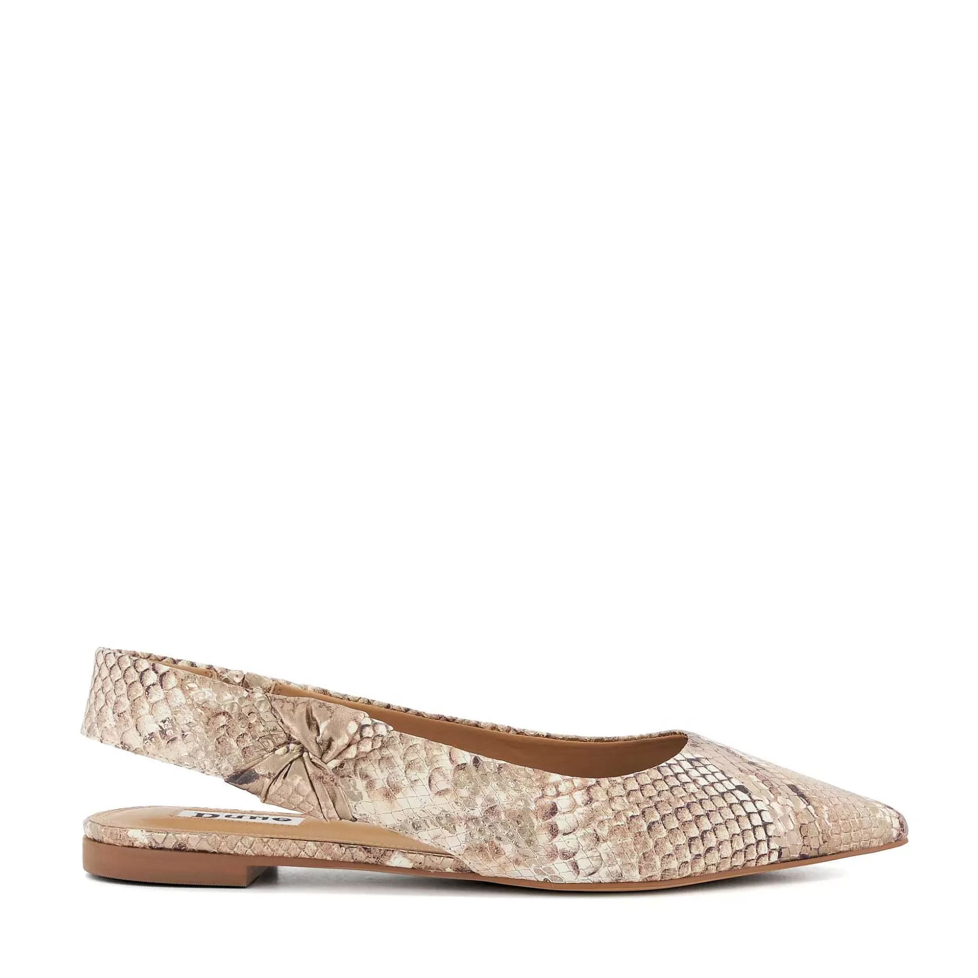 Dune London HEIGHTEN - REPTILE-Women Flat Shoes | Ballet Pumps