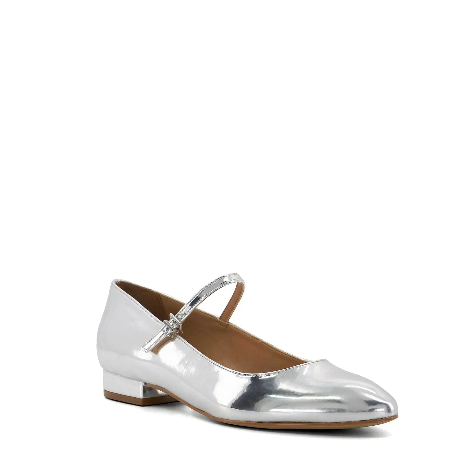 Dune London HIPPLIE - SILVER-Women Flat Shoes | Ballet Pumps