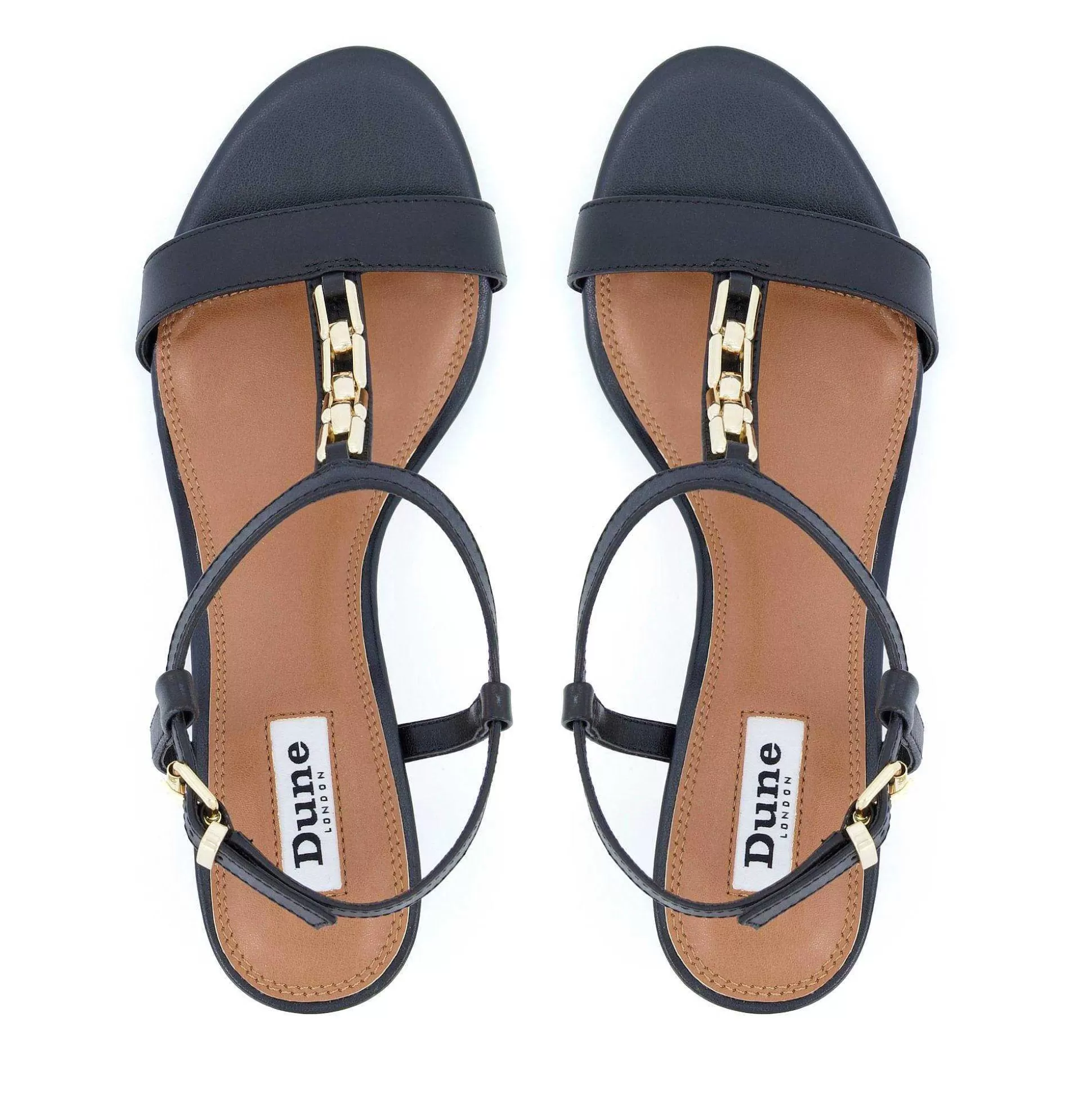 Dune London JUST - BLACK-Women Block Heeled Sandals | Heeled Sandals