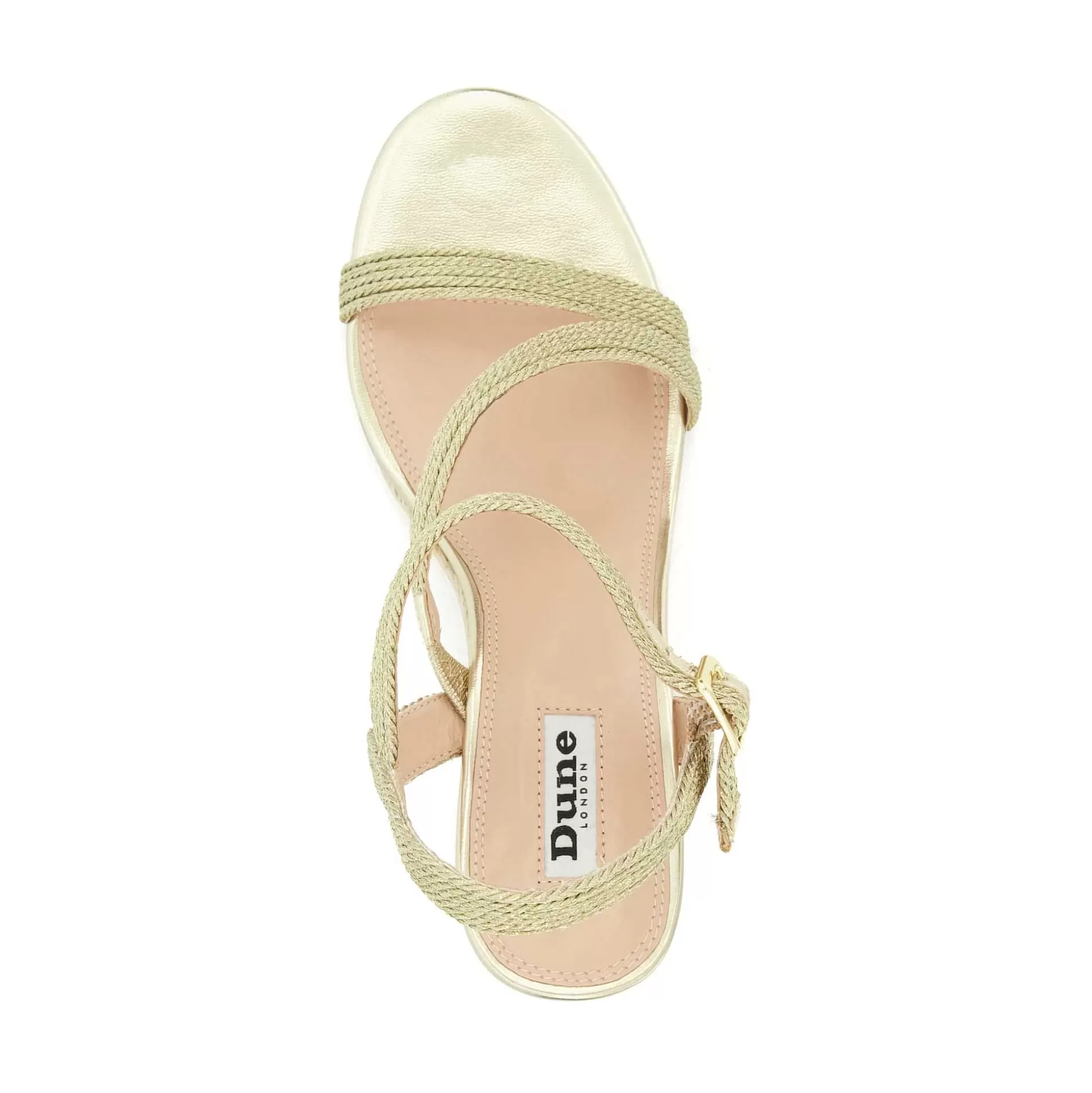 Dune London KAIA - GOLD-Women Heeled Sandals | Wedge Sandals