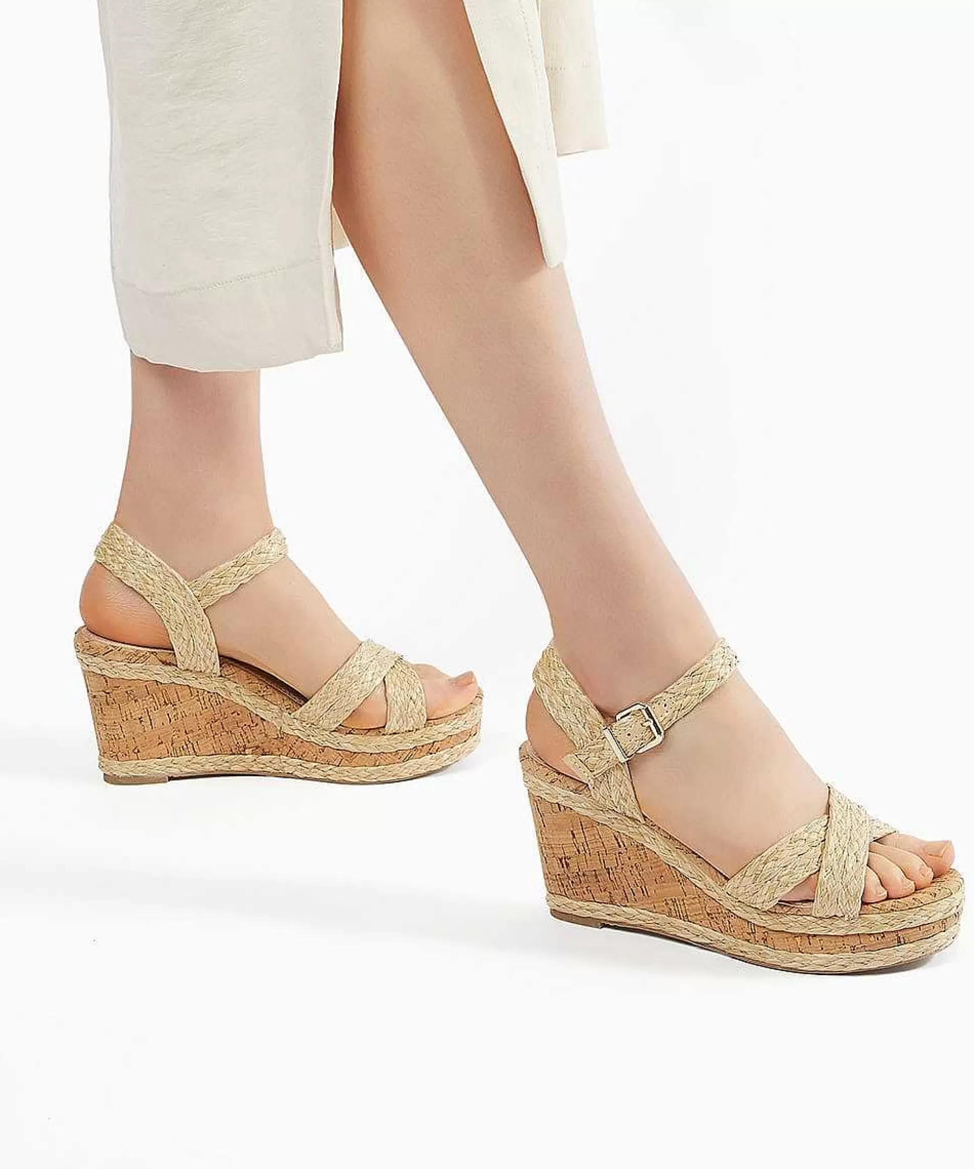 Dune London KELISA - BEIGE-Women Heeled Sandals | Wedge Sandals