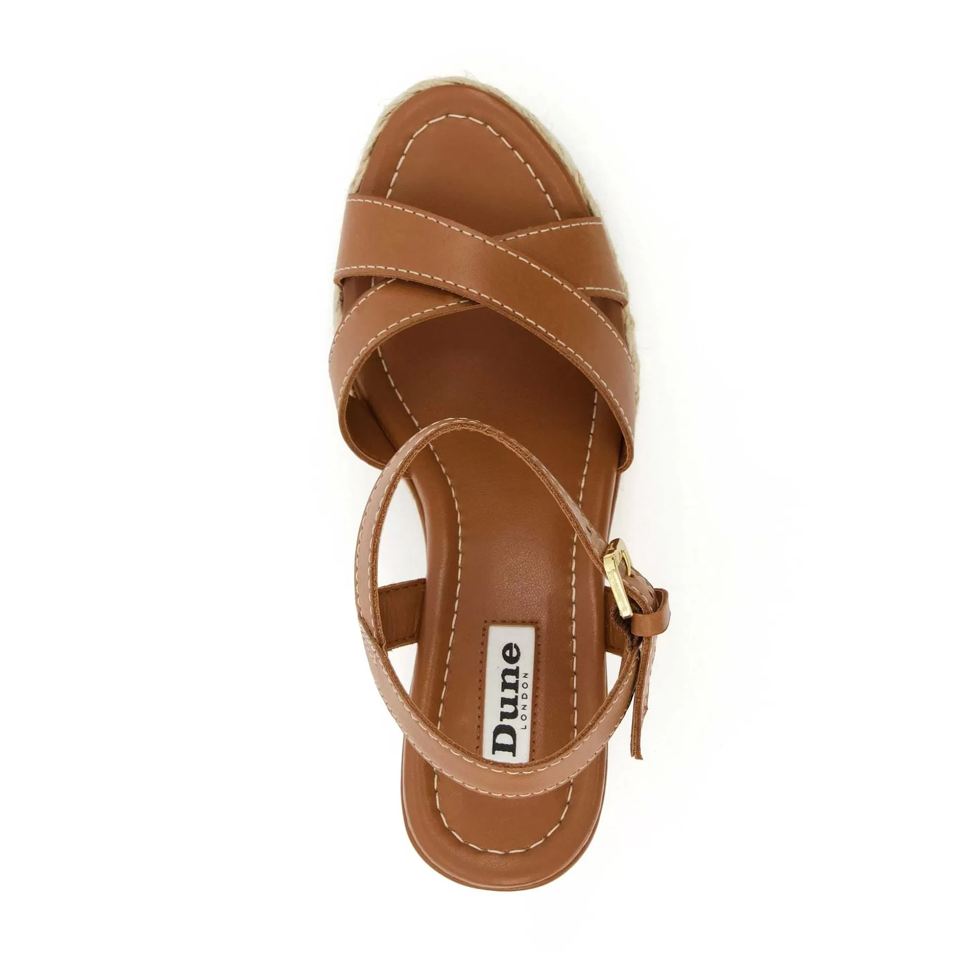 Dune London KIND - TAN-Women Heeled Sandals | Wedge Sandals