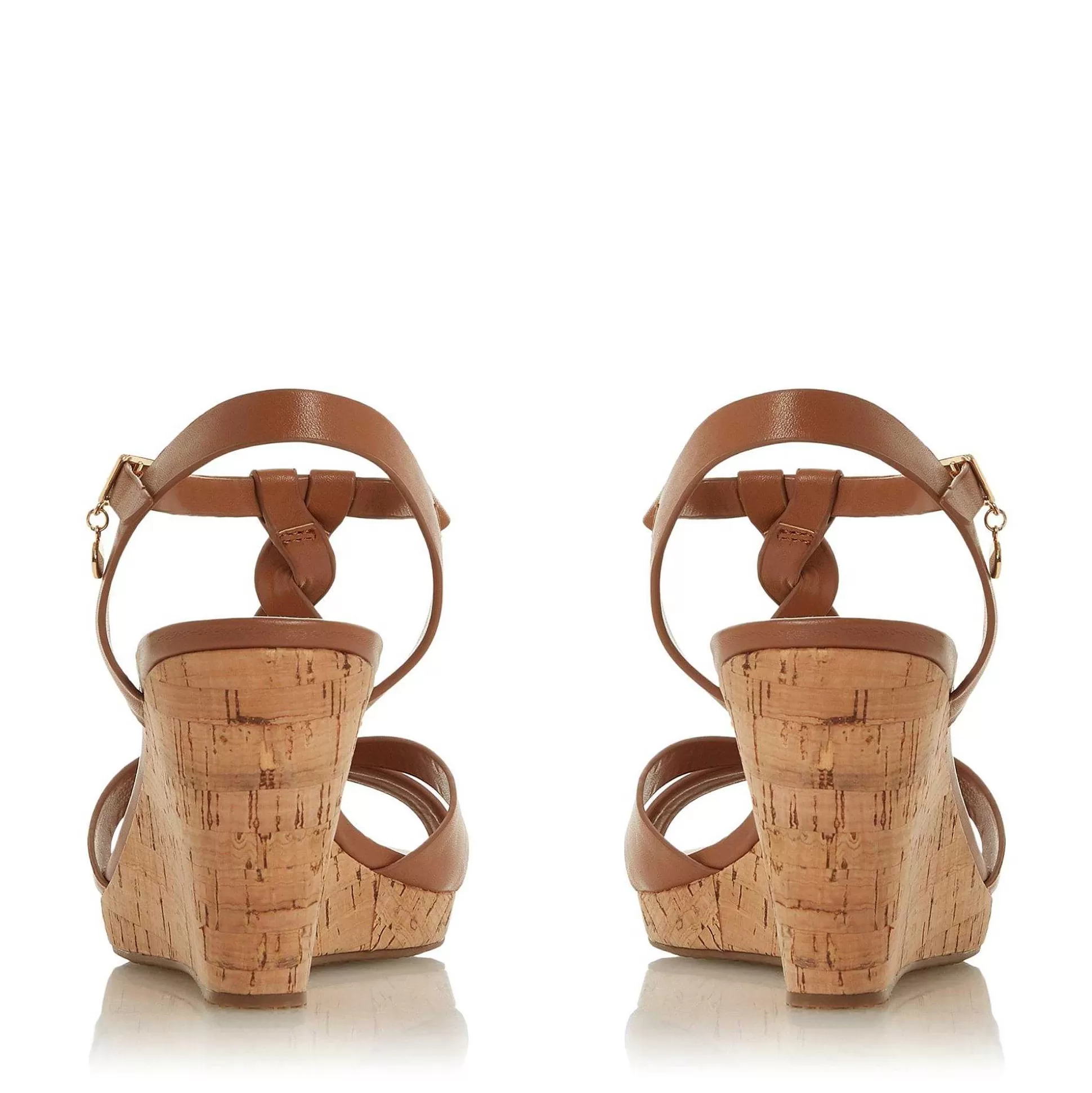 Dune London KOALA - TAN-Women Heeled Sandals | Wedge Sandals