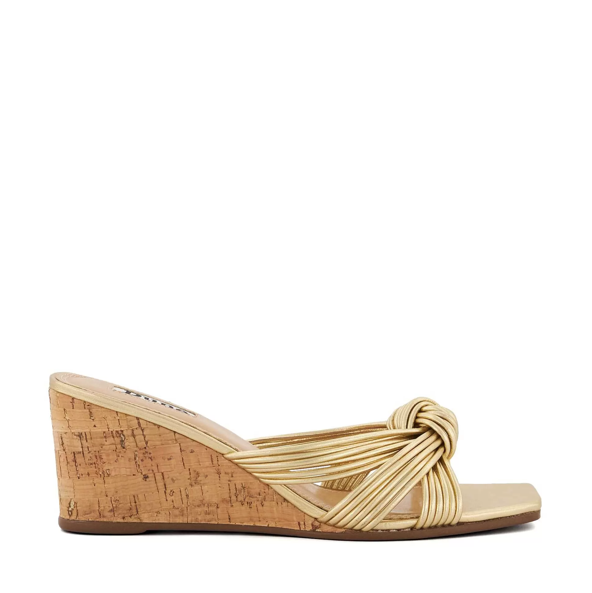 Dune London KOPE - GOLD-Women Heeled Sandals | Wedge Sandals