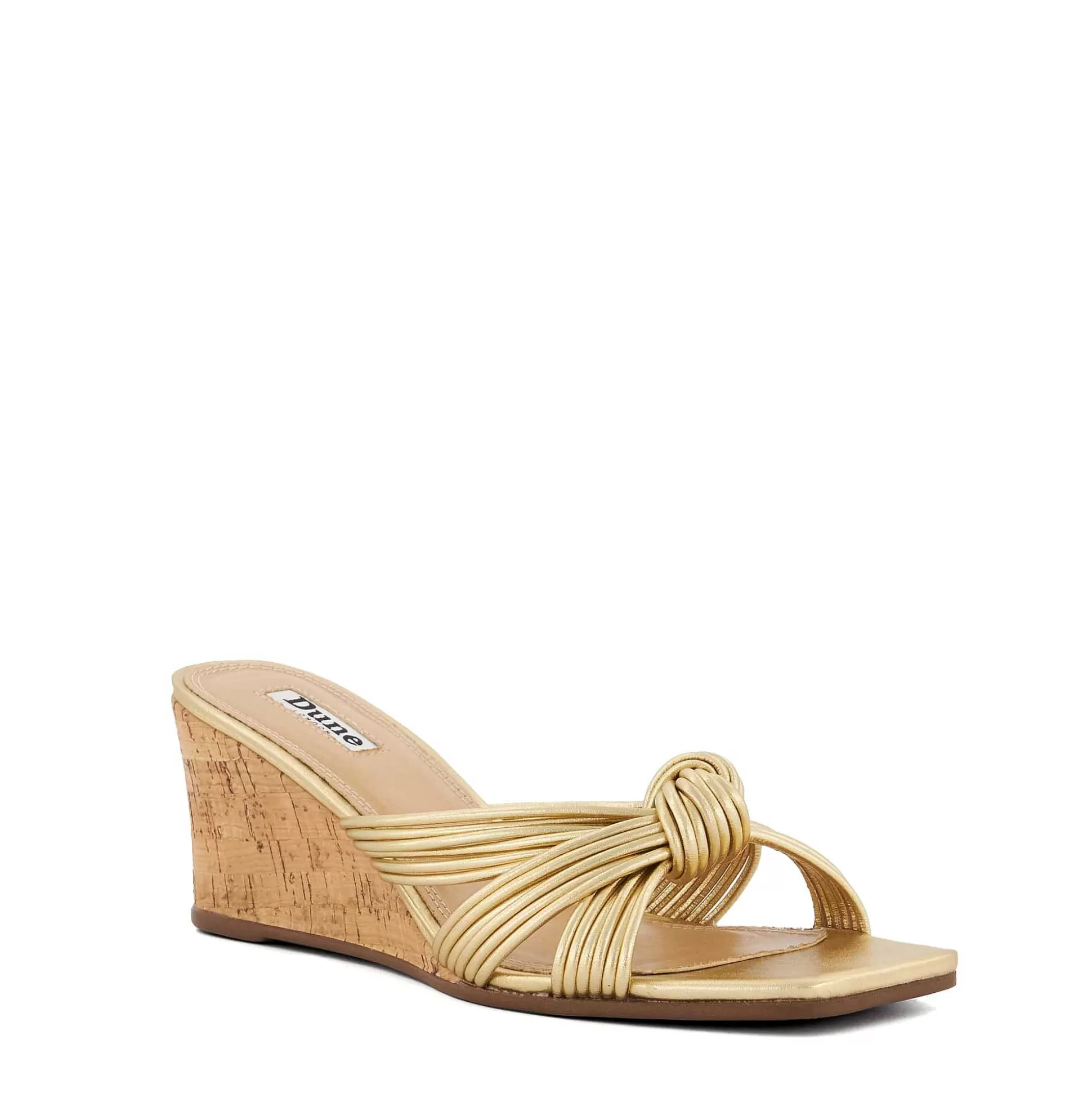 Dune London KOPE - GOLD-Women Heeled Sandals | Wedge Sandals