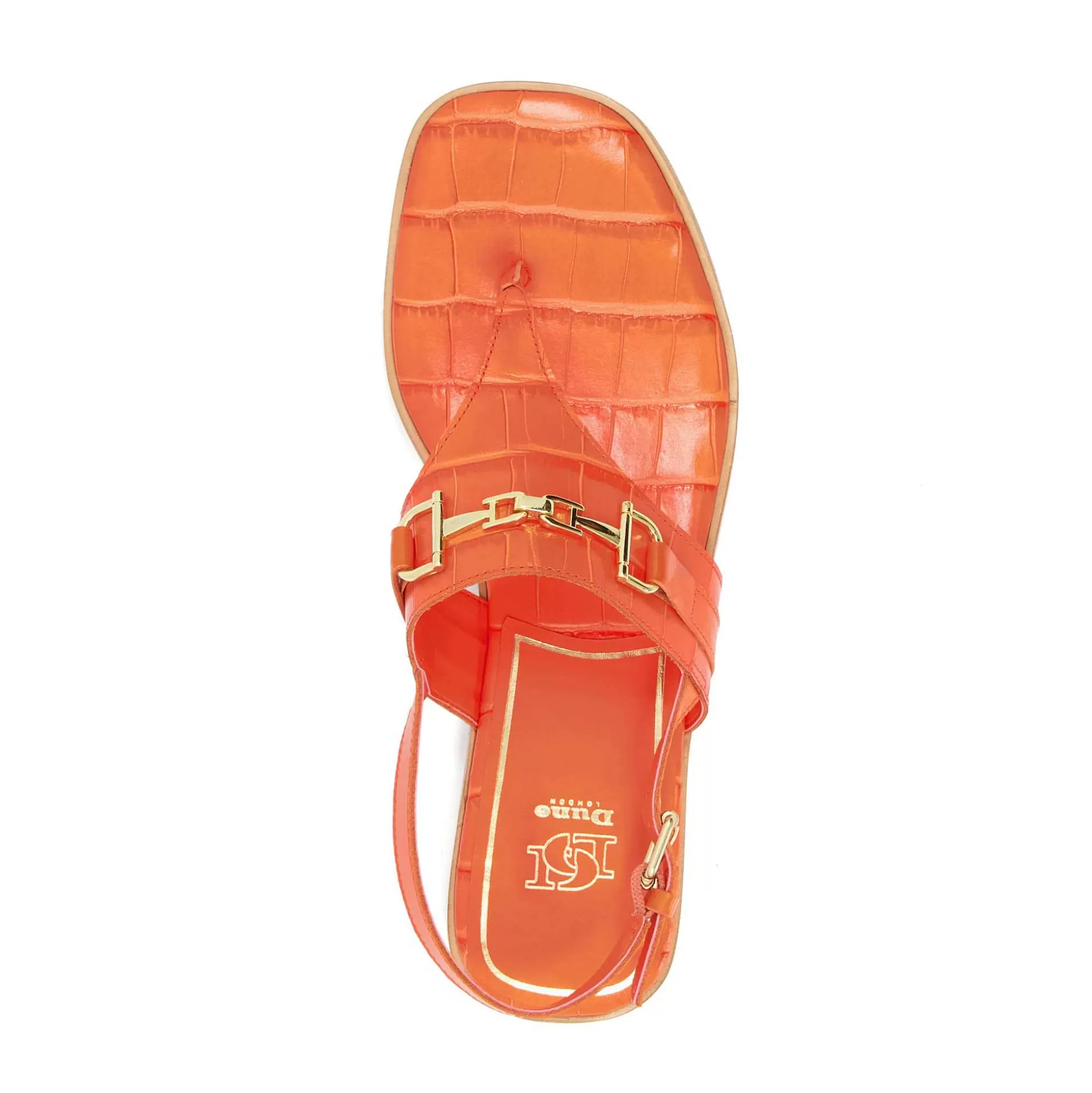 Dune London LEXLEY - ORANGE-Women Flat Sandals