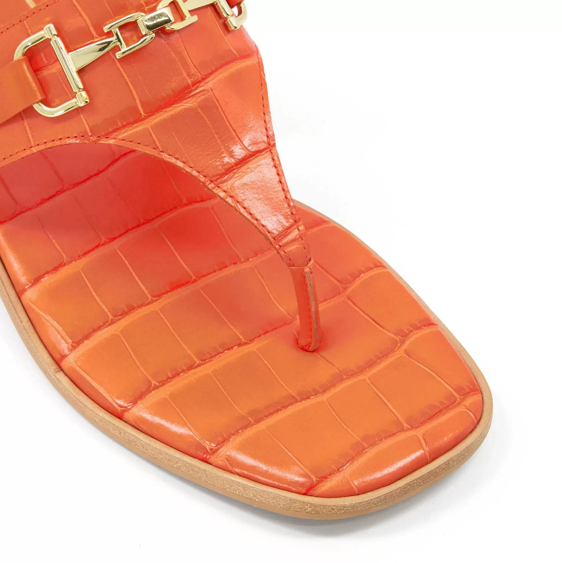 Dune London LEXLEY - ORANGE-Women Flat Sandals