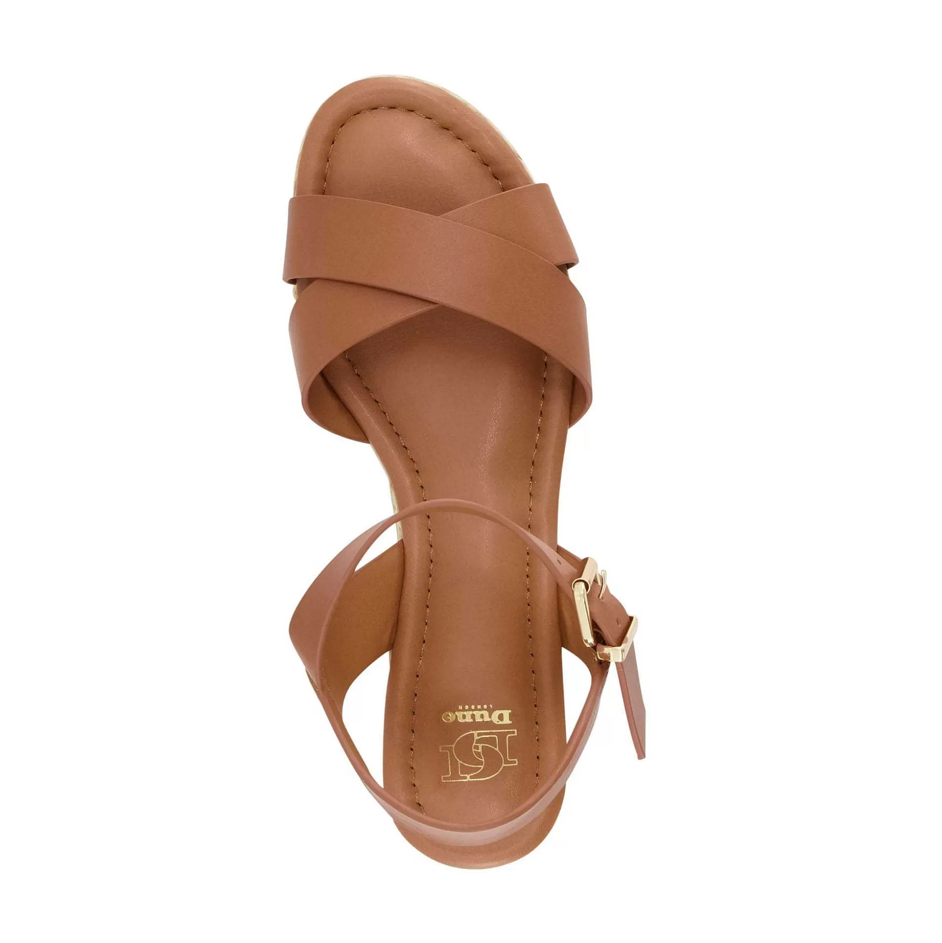 Dune London LINNIE - TAN-Women Heeled Sandals | Wedge Sandals