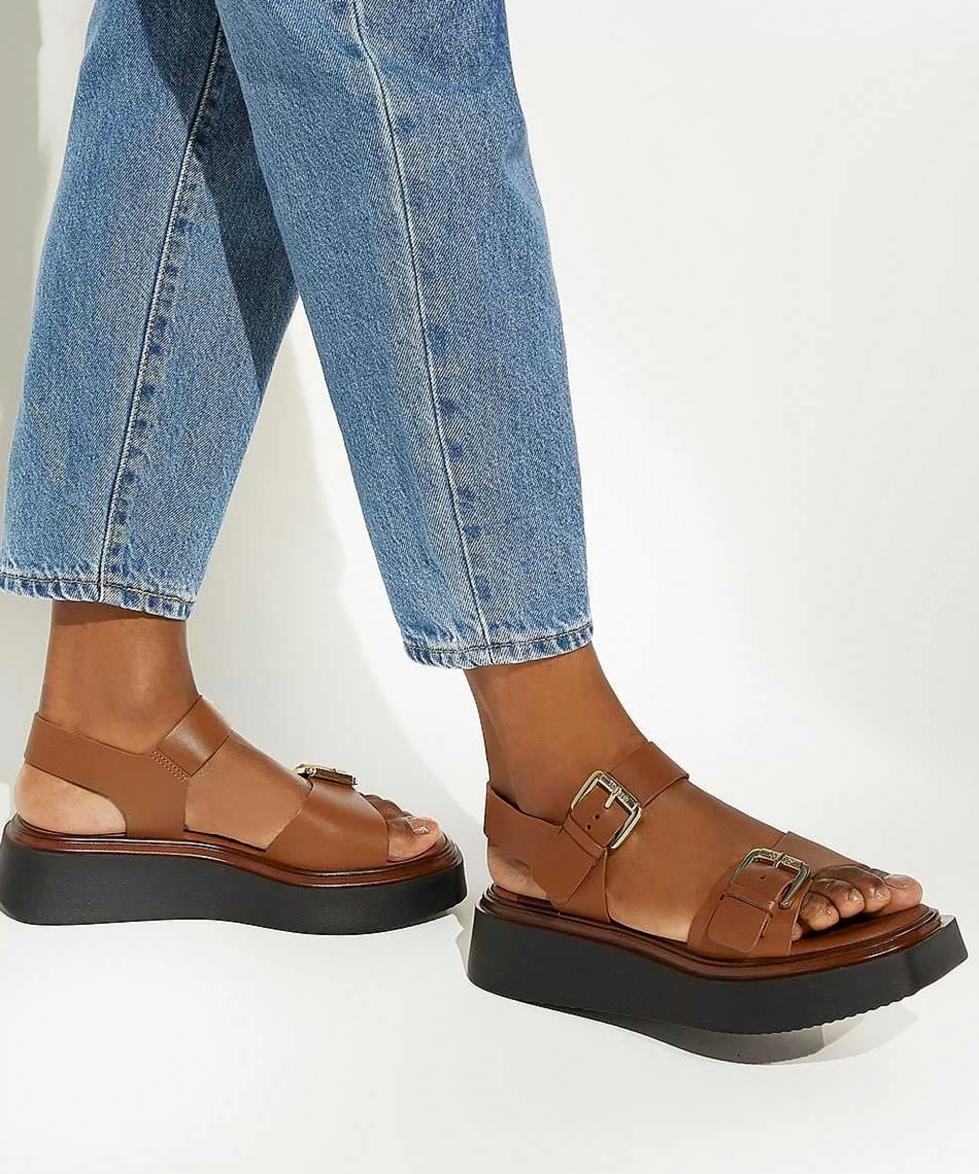 Dune London LOELLS - TAN-Women Flat Sandals