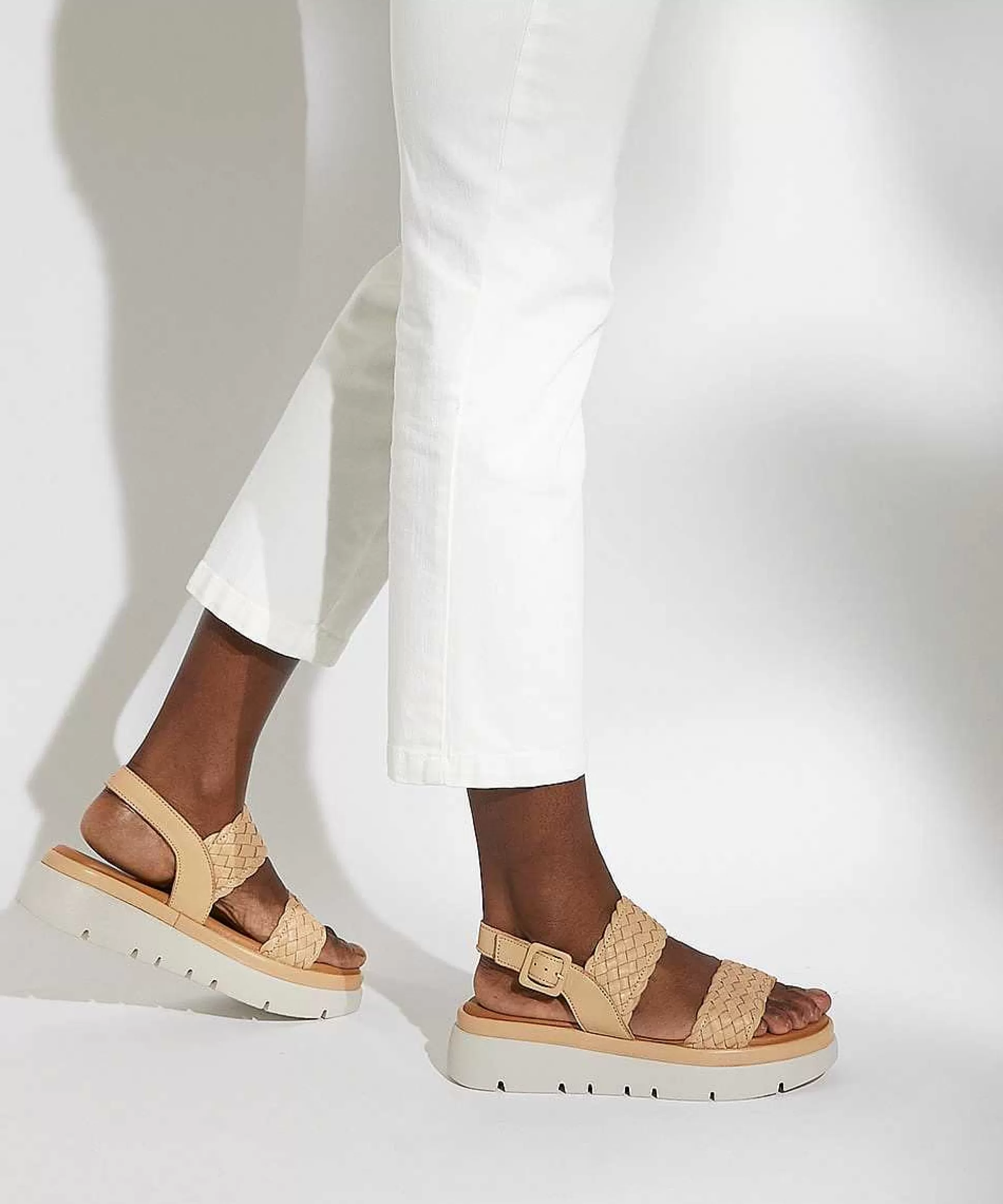 Dune London LORRIS - CARAMEL-Women Flat Sandals