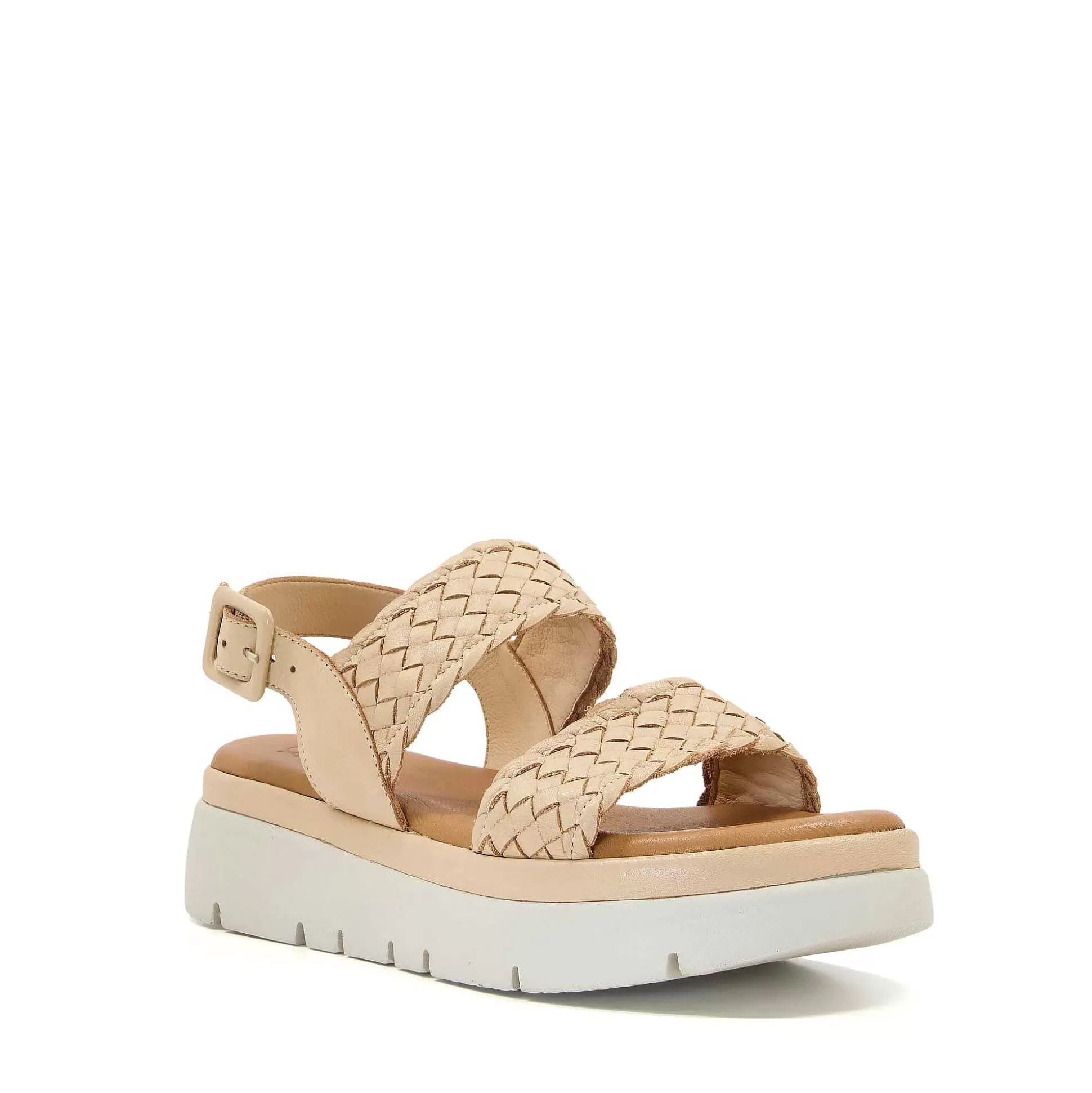 Dune London LORRIS - CARAMEL-Women Flat Sandals