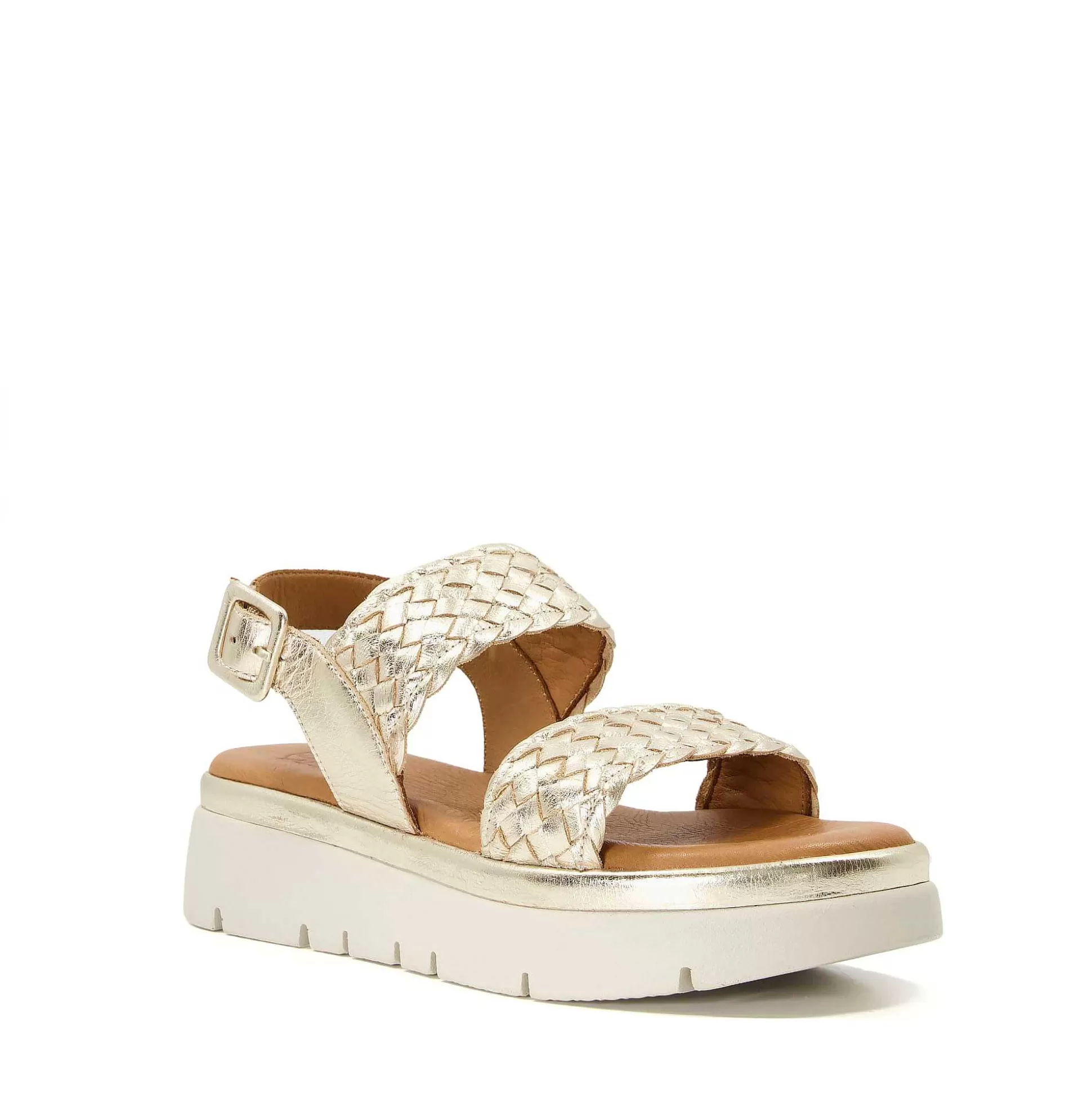 Dune London LORRIS - GOLD-Women Flat Sandals