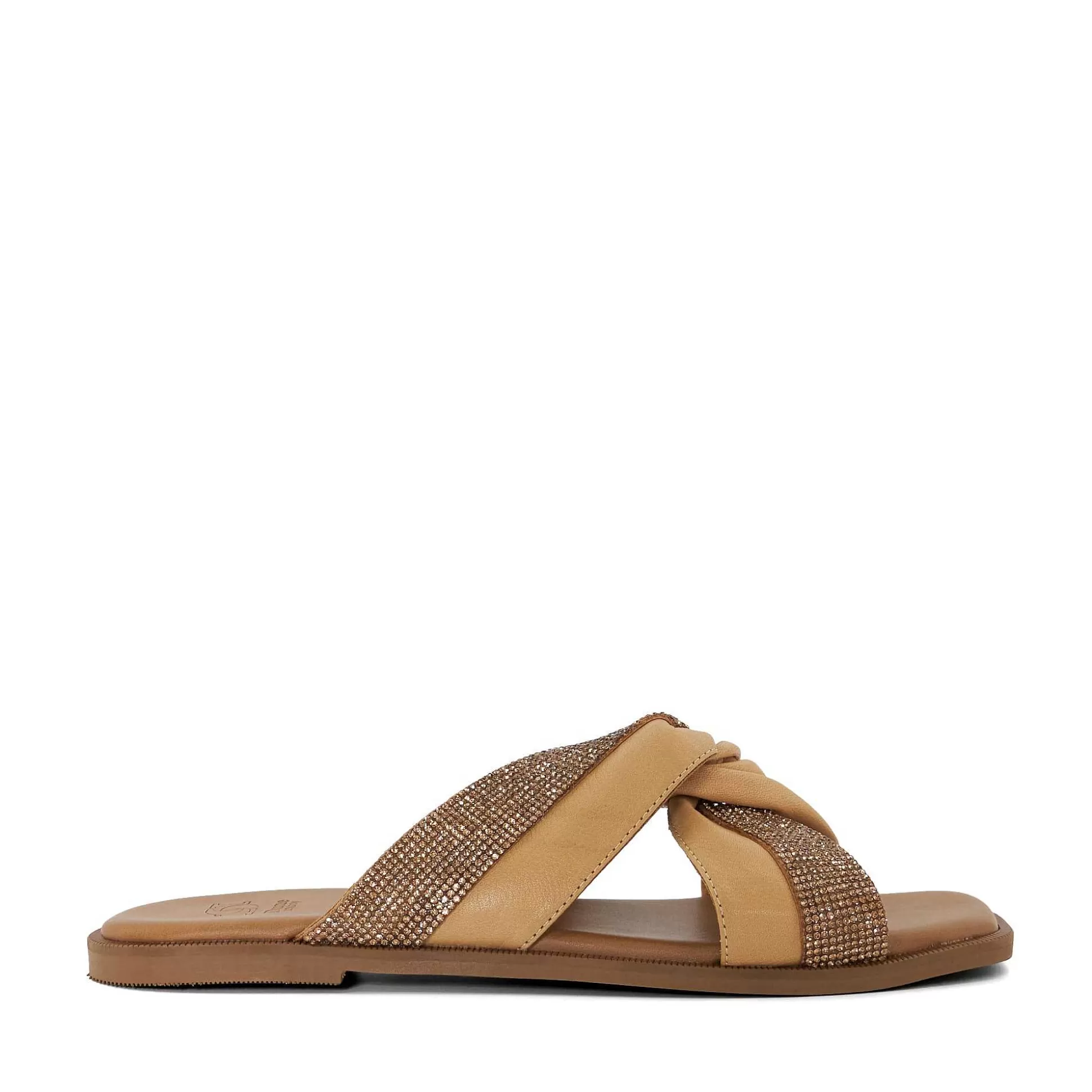 Dune London LOSSEY - CAMEL-Women Flat Sandals