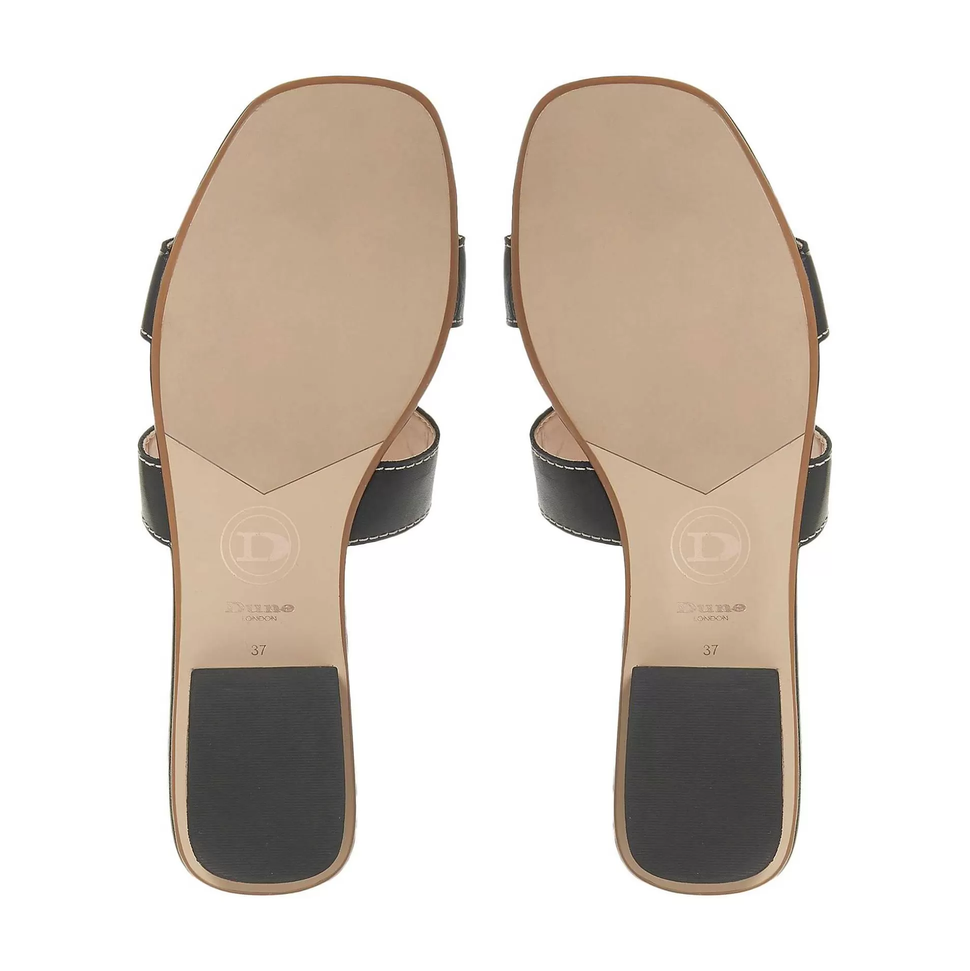 Dune London LOUPE - BLACK-Women Flat Sandals