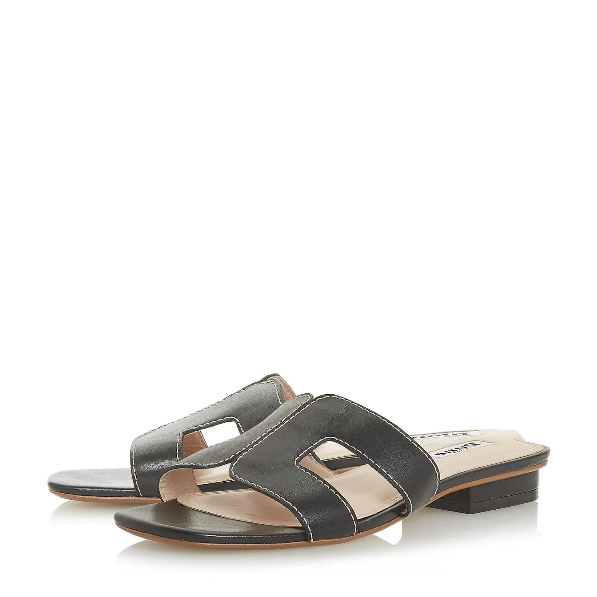 Dune London LOUPE - BLACK-Women Flat Sandals