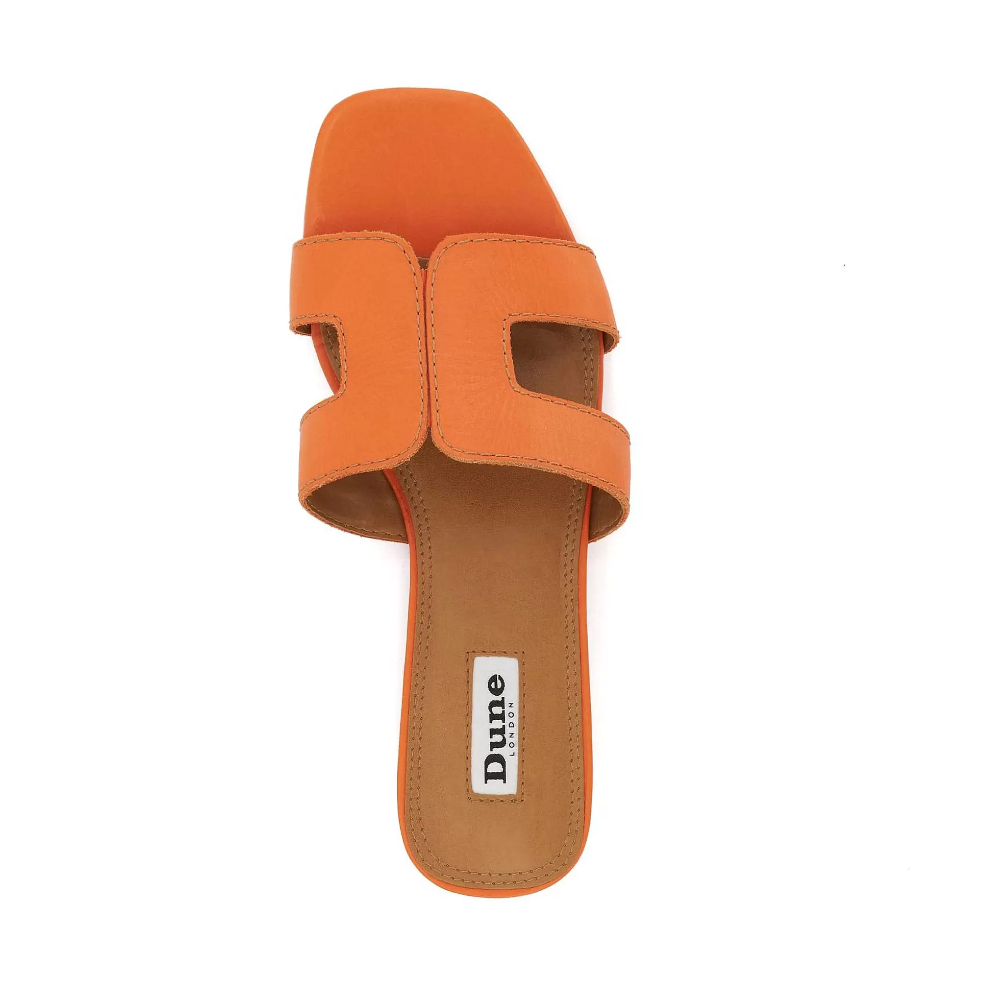 Dune London LOUPE - ORANGE-Women Flat Sandals