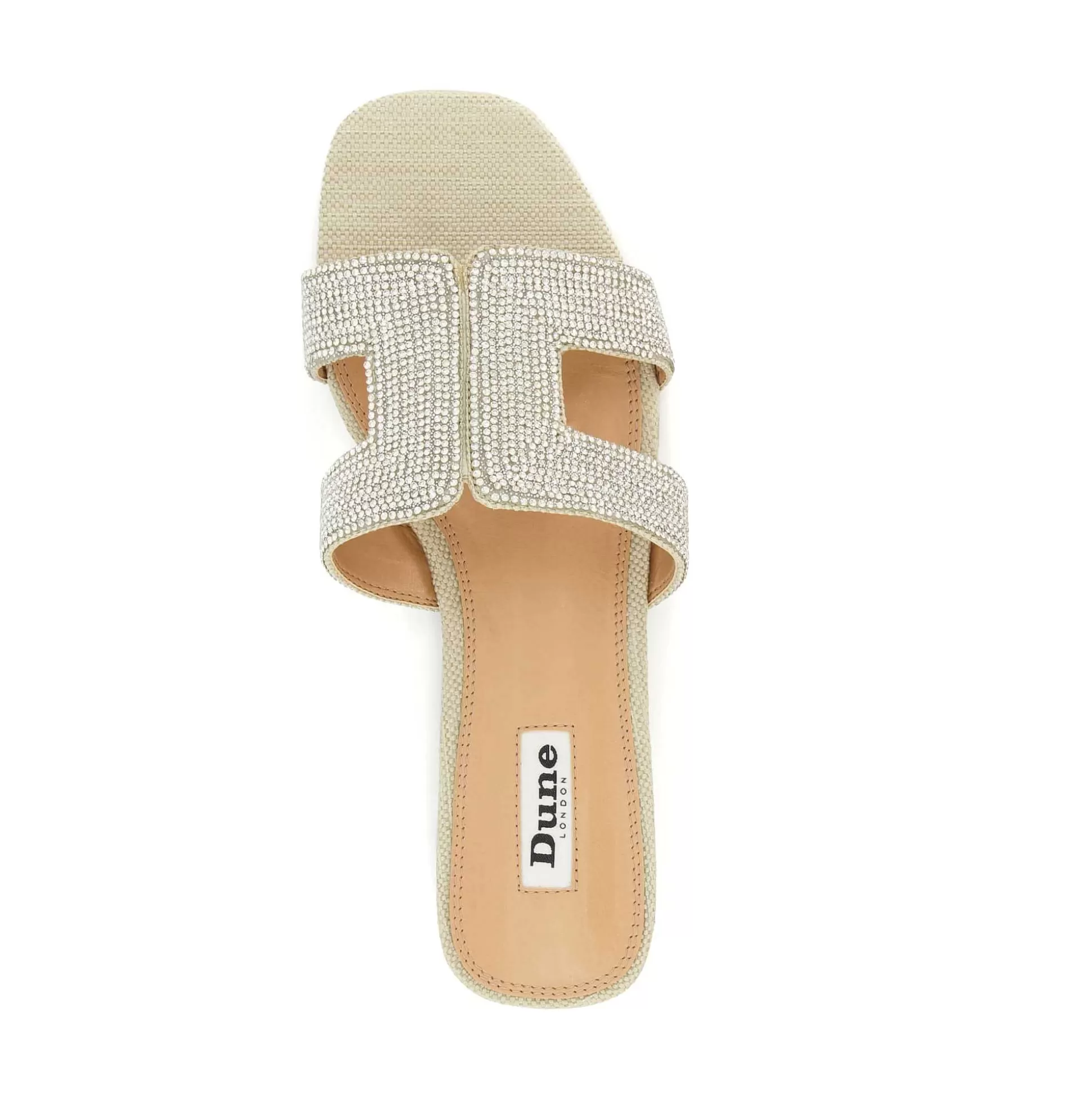 Dune London LOUPE - SILVER-Women Flat Sandals