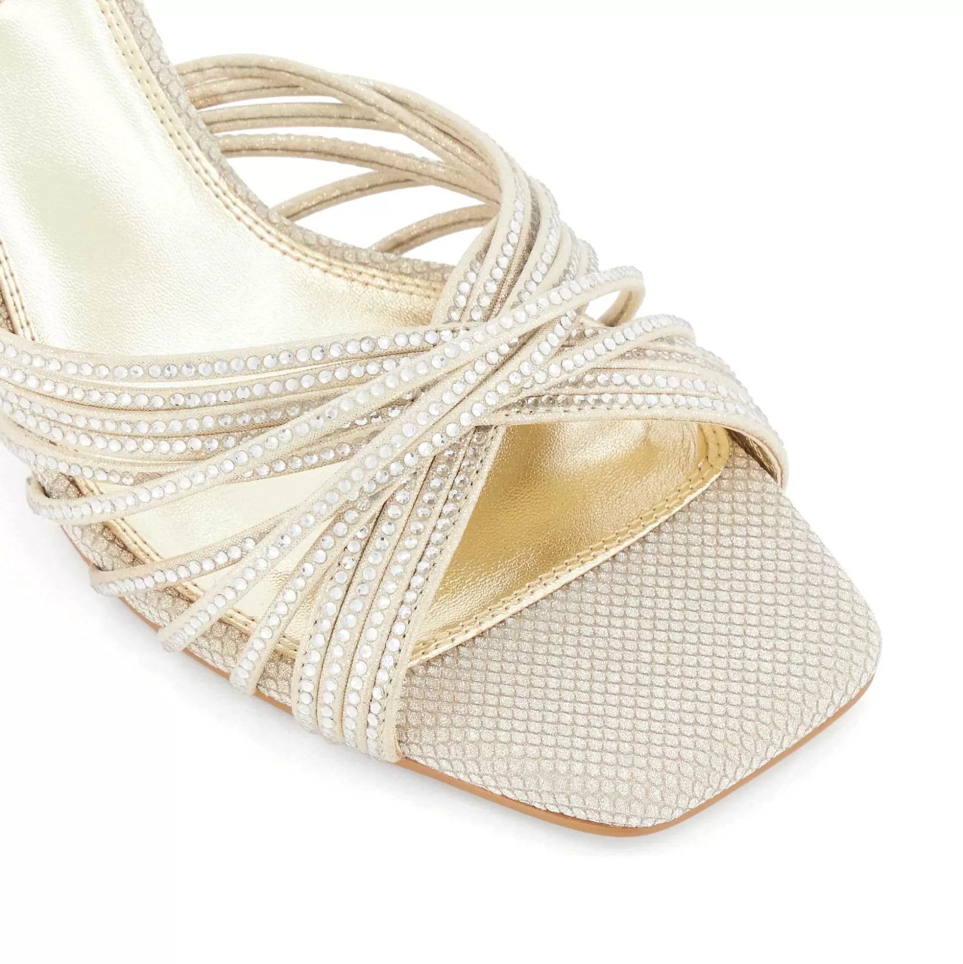 Dune London MARQUEE - GOLD-Women Heeled Sandals