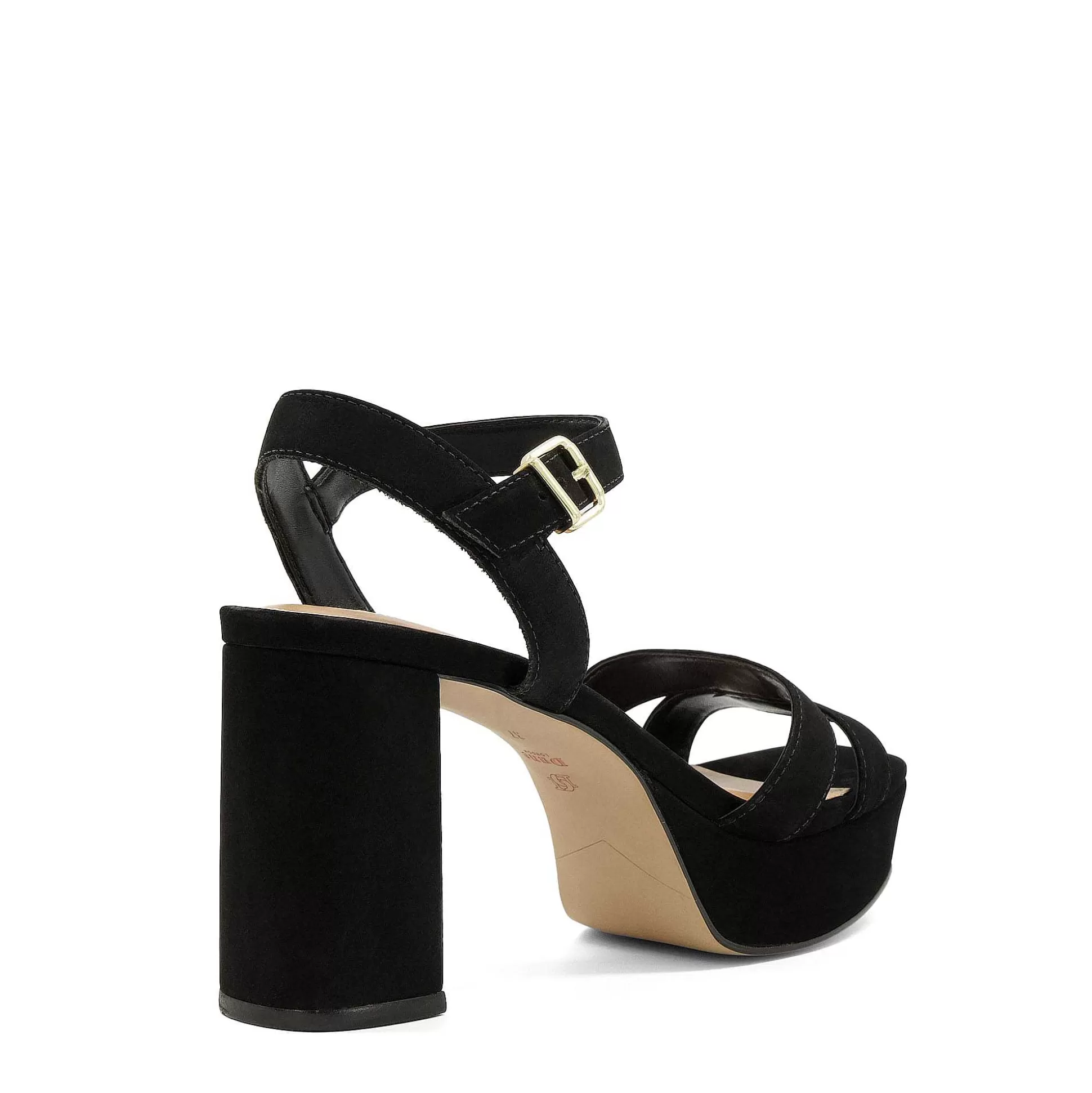 Dune London MOLTEN - BLACK-Women Heeled Sandals | Block Heeled Sandals