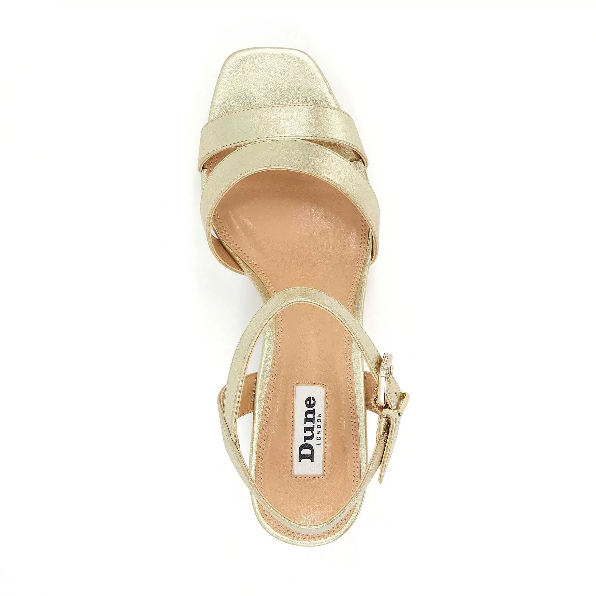 Dune London MOLTEN - GOLD-Women Heeled Sandals | Block Heeled Sandals