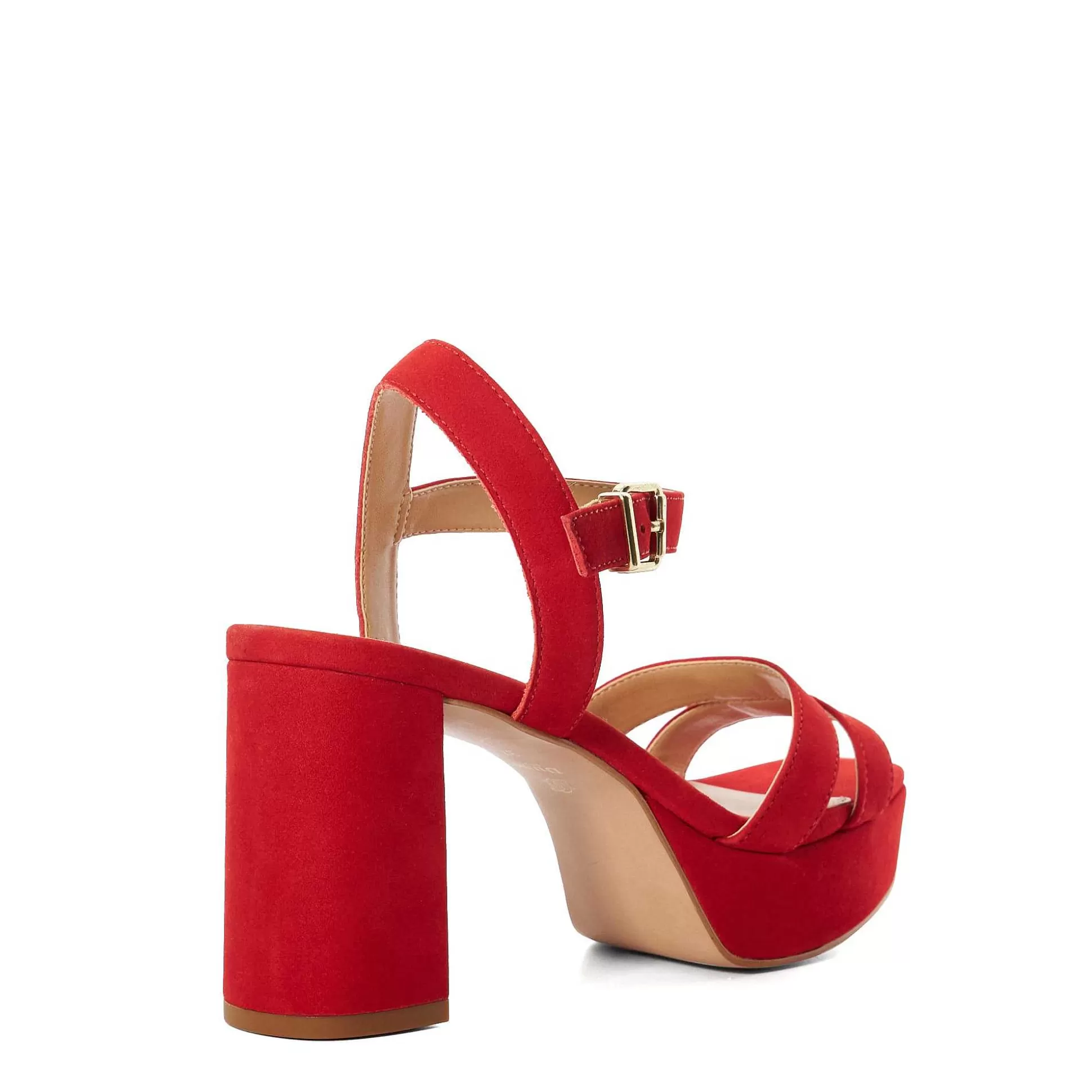 Dune London MOLTEN - RED-Women Heeled Sandals | Block Heeled Sandals
