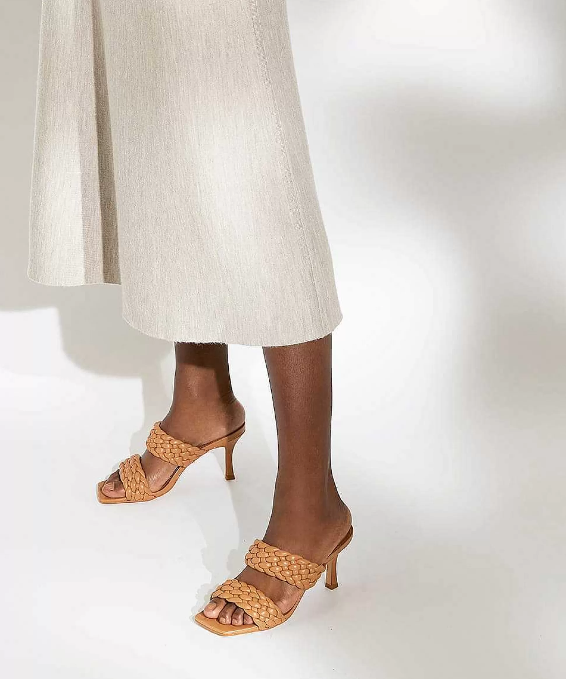Dune London MORITZ - CAMEL-Women Heeled Sandals