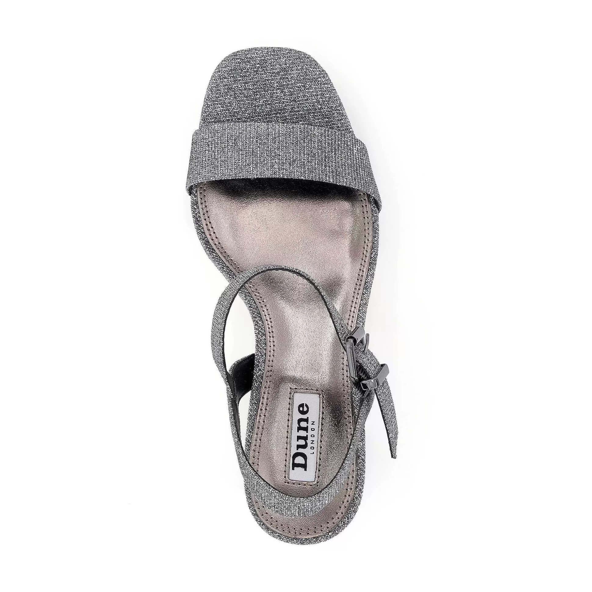 Dune London MOTIVE - PEWTER-Women Heeled Sandals | Block Heeled Sandals
