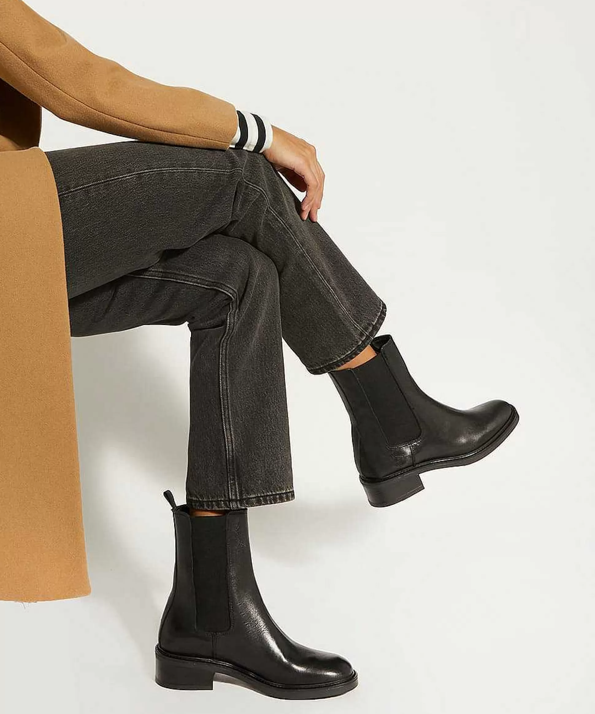Dune London PEANUTS - BLACK-Women Black Boots