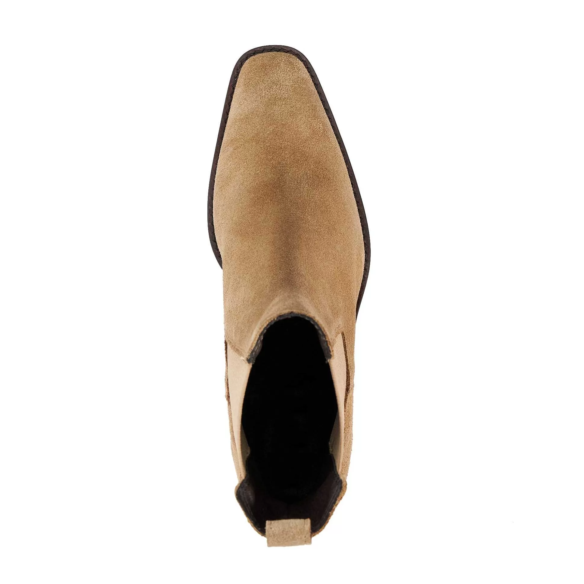 Dune London PEXAS - SAND-Women Ankle Boots | Western Cowboy Boots