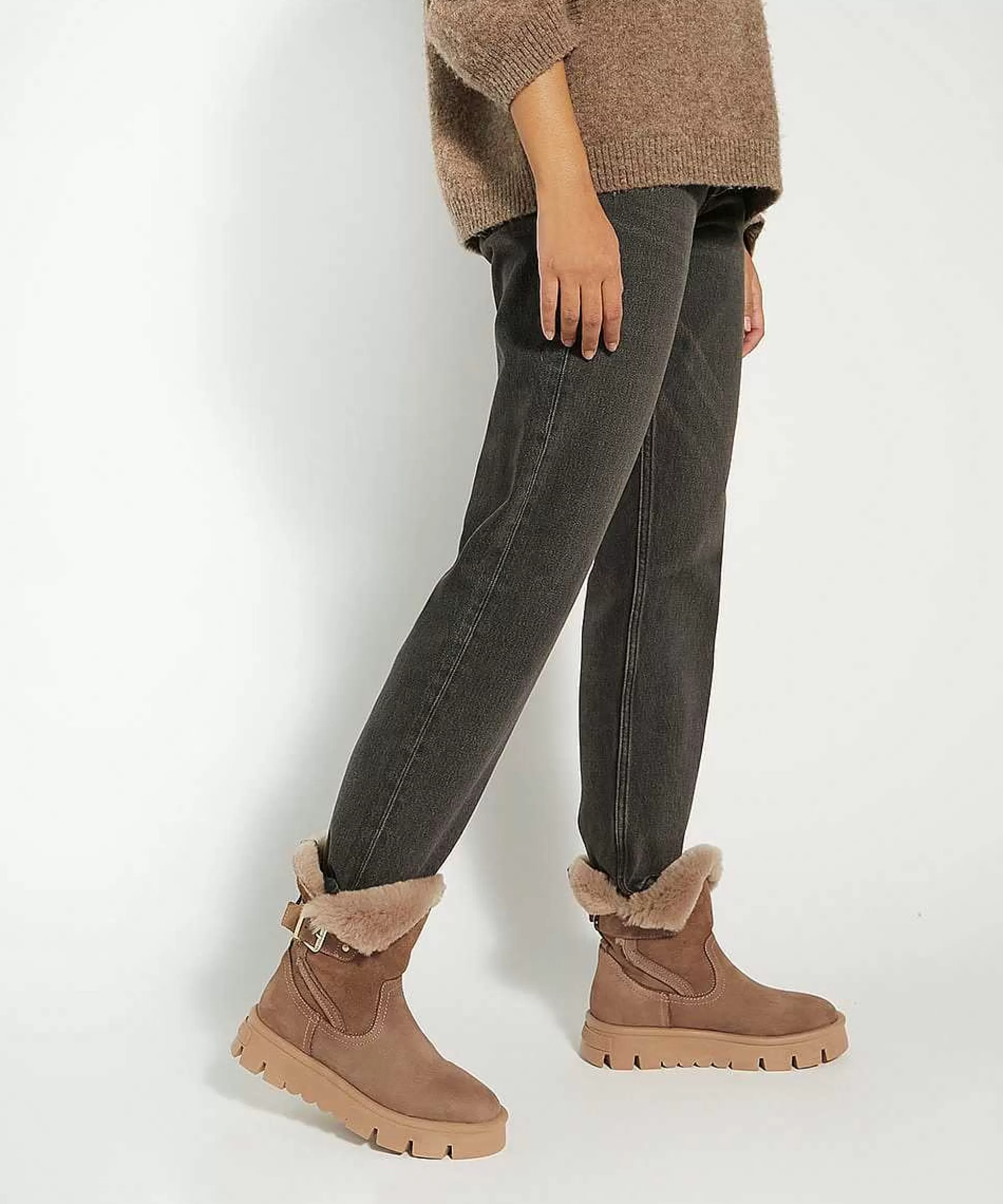 Dune London PHEEBS - TAUPE-Women Winter Boots | Ankle Boots