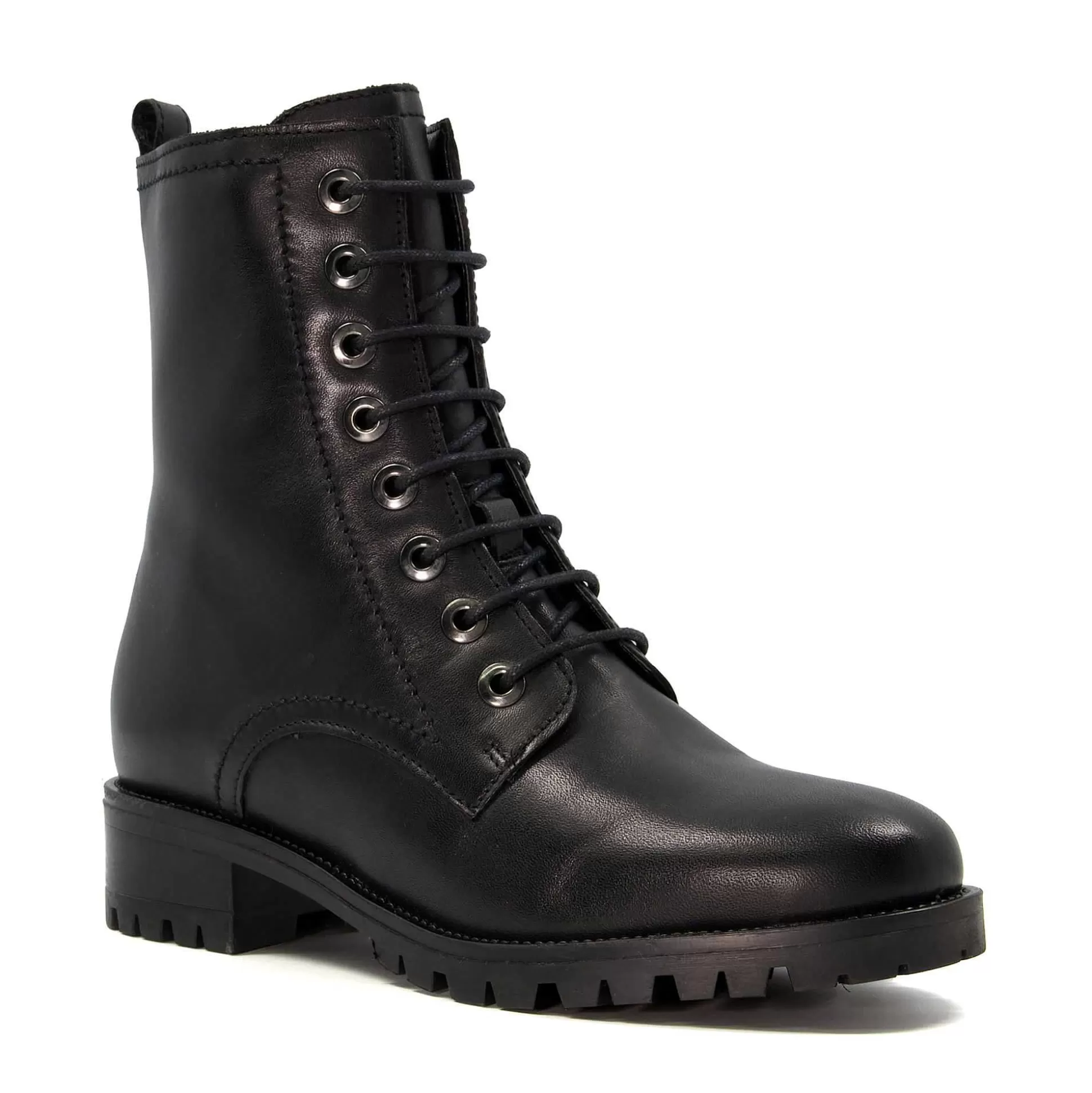Dune London PRESTONE - BLACK-Women Winter Boots | Biker Boots