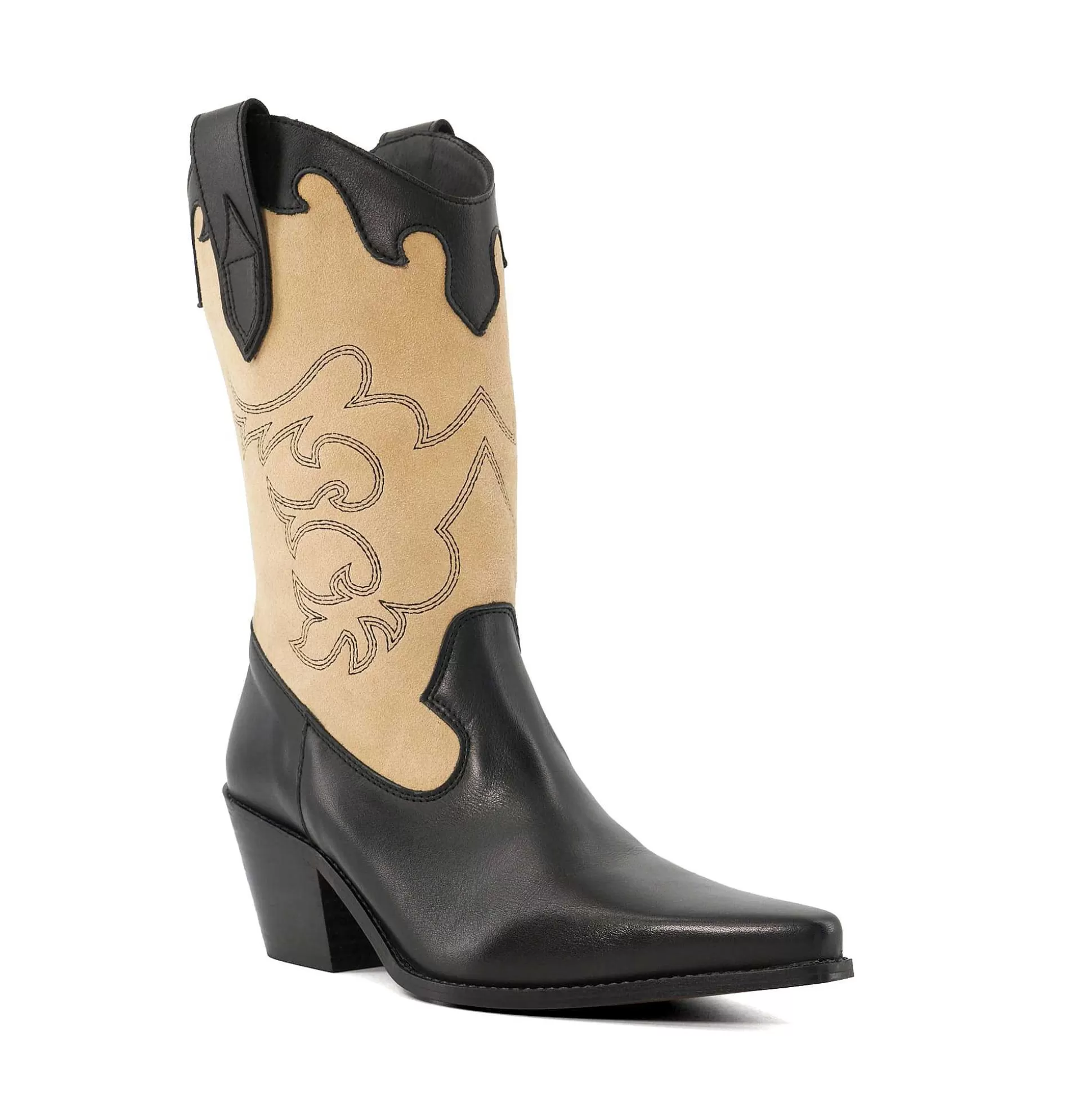 Dune London PRICKLY - BLACK-Women Western Cowboy Boots | Ankle Boots