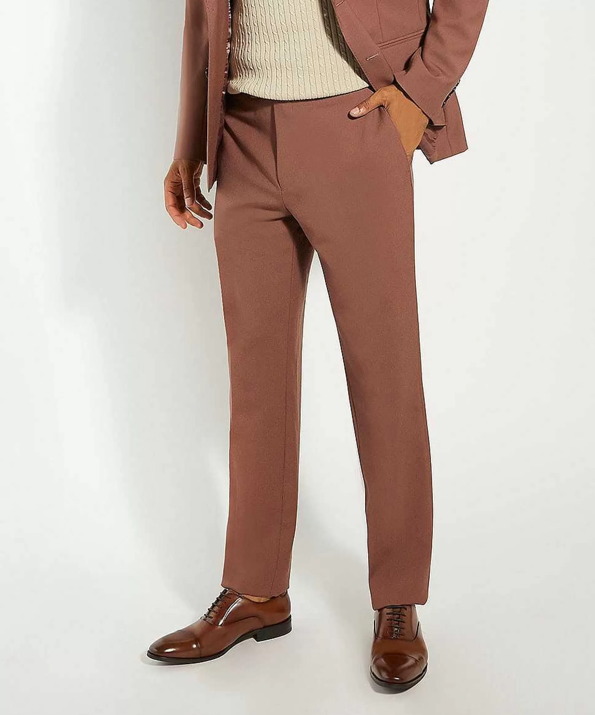Dune London SECRECY - DARK TAN-Men Smart Shoes