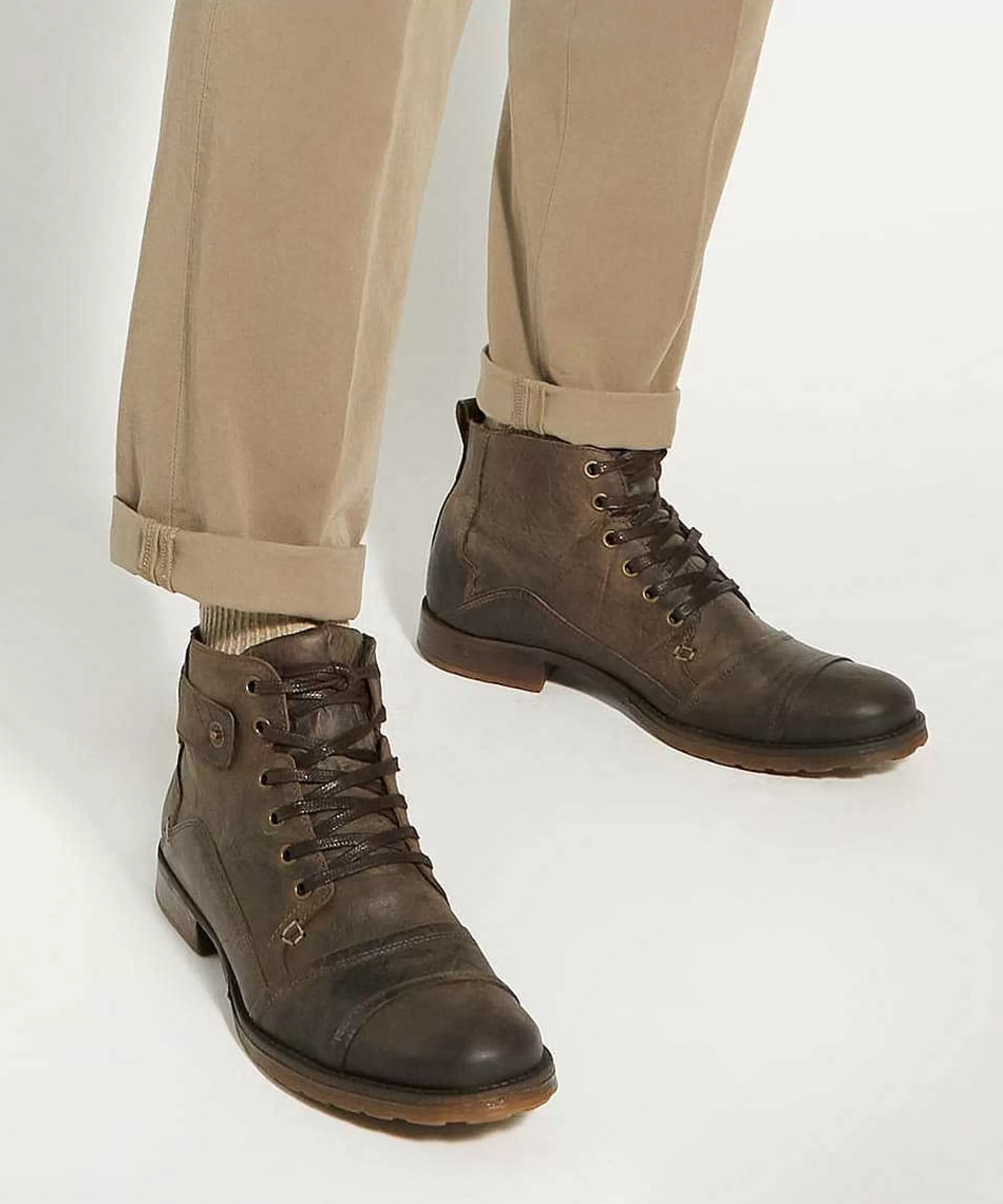 Dune London SIMON - DARK BROWN-Men Casual Boots