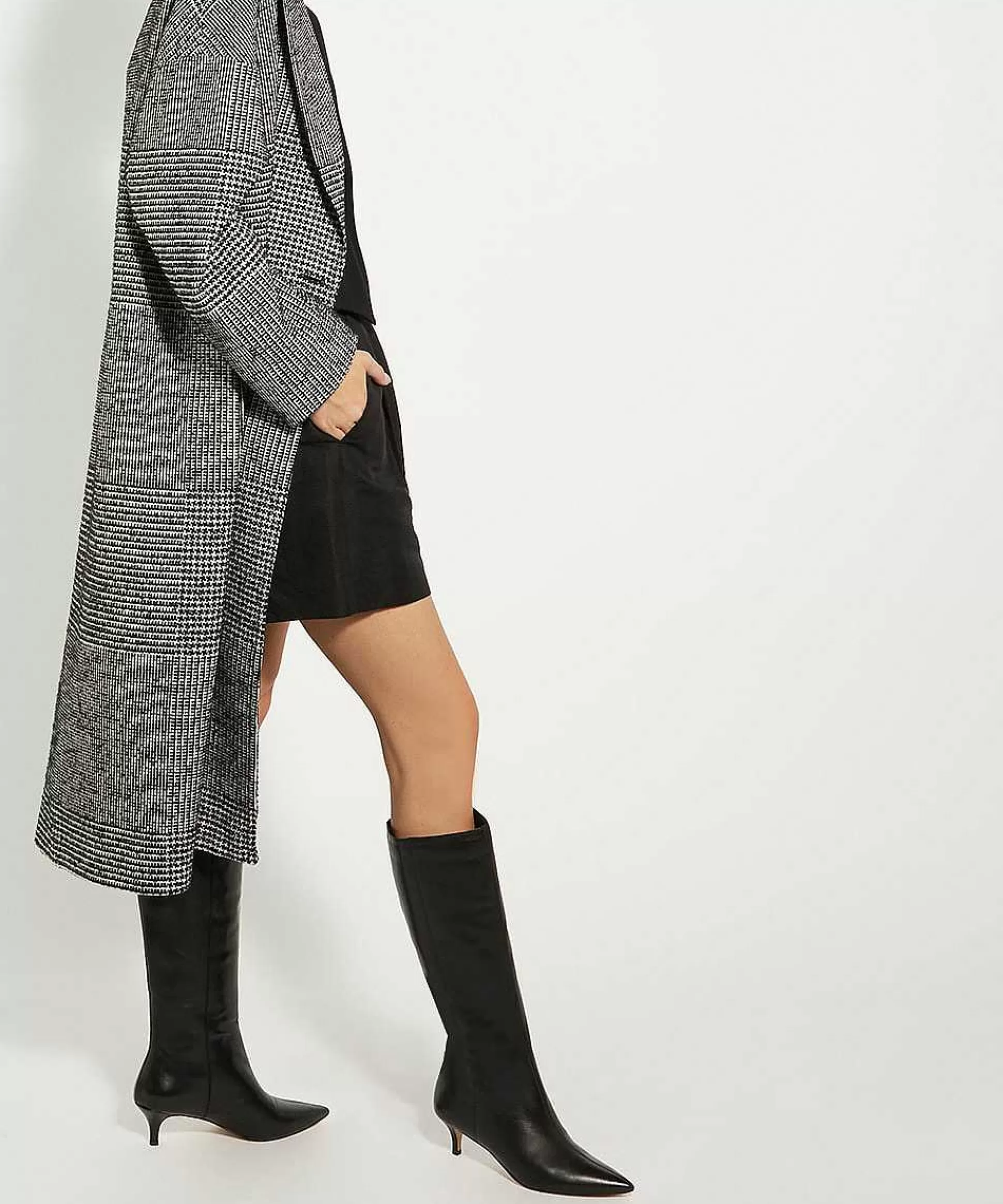 Dune London SMOOTH - BLACK-Women Knee High Boots