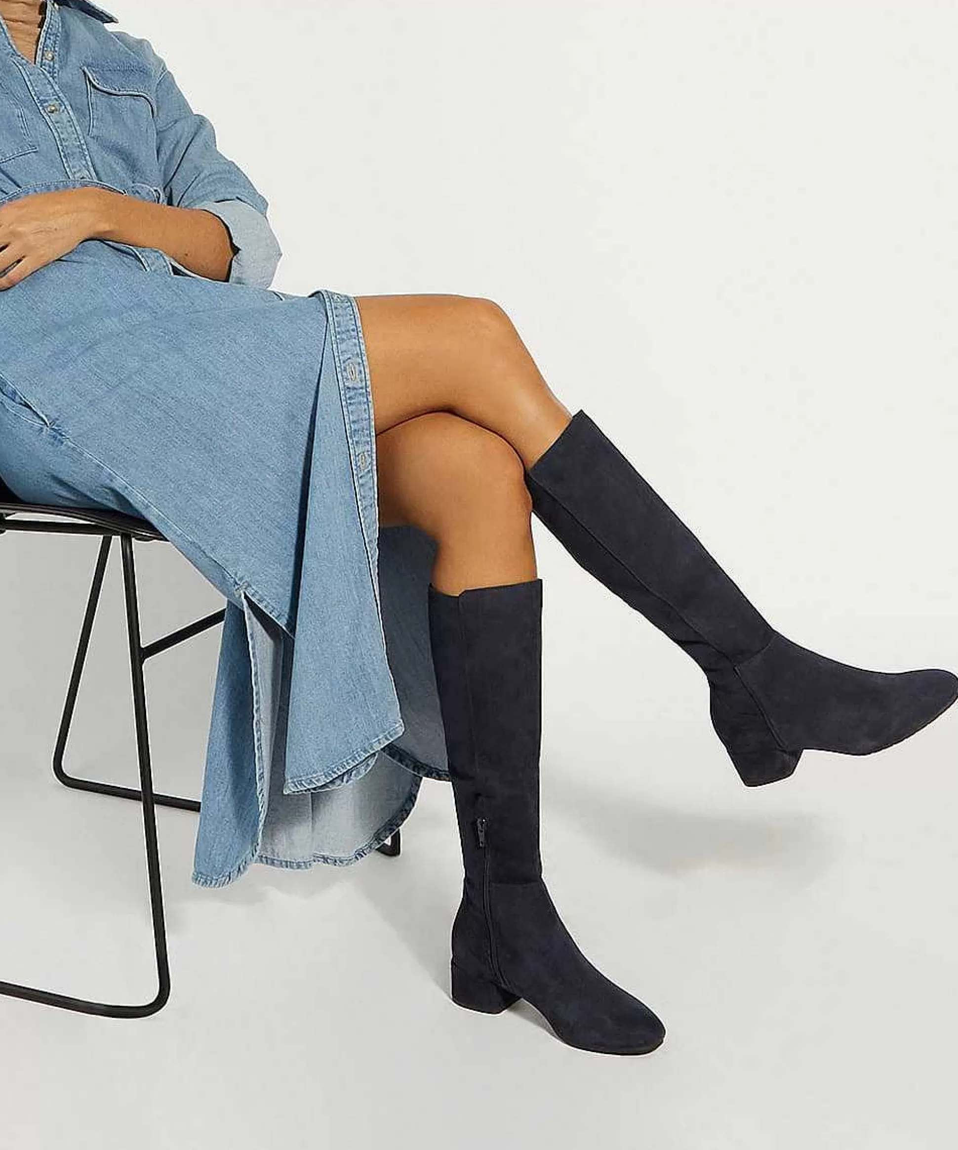 Dune London TAYLA - NAVY-Women Winter Boots | Knee High Boots