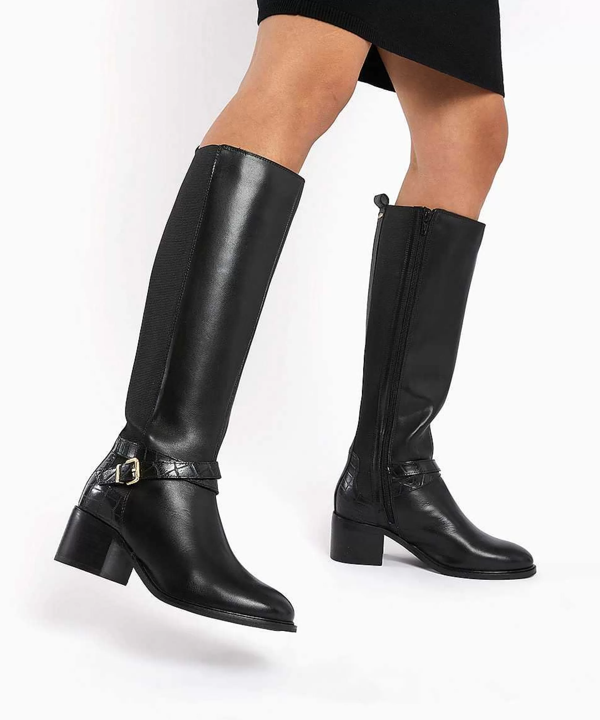 Dune London TILDINGS - BLACK-Women Black Boots