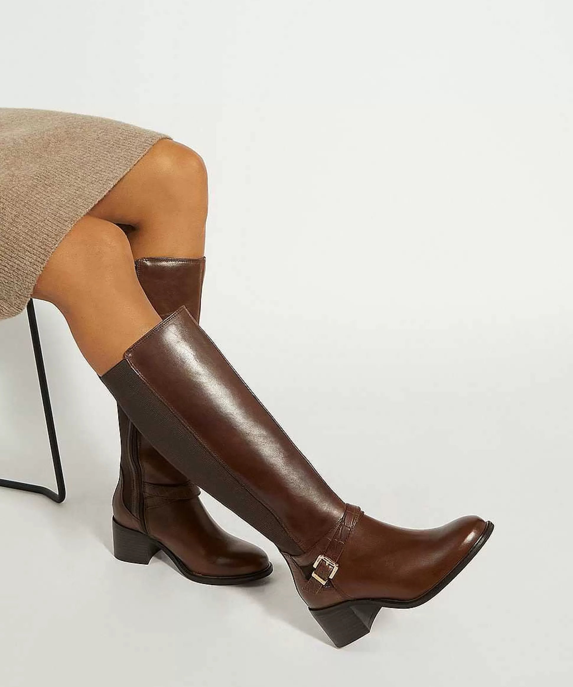 Dune London TILDY - BROWN-Women Winter Boots | Knee High Boots