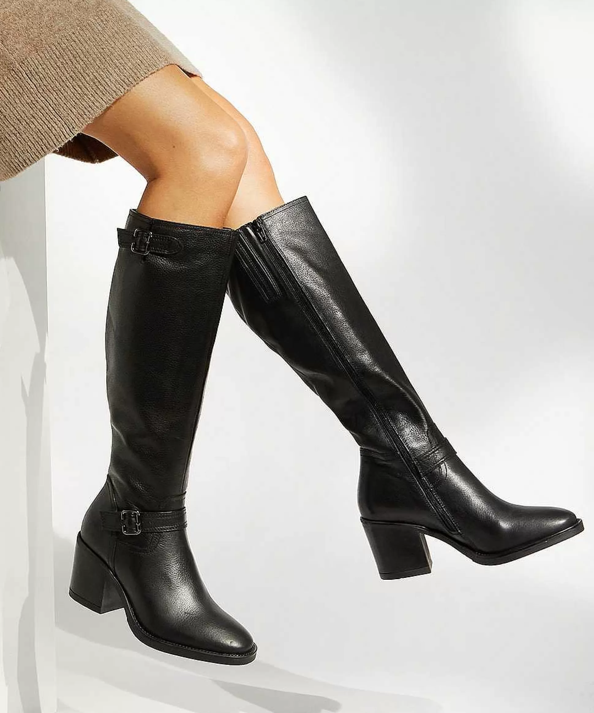 Dune London TRELISE - BLACK-Women Winter Boots | Knee High Boots